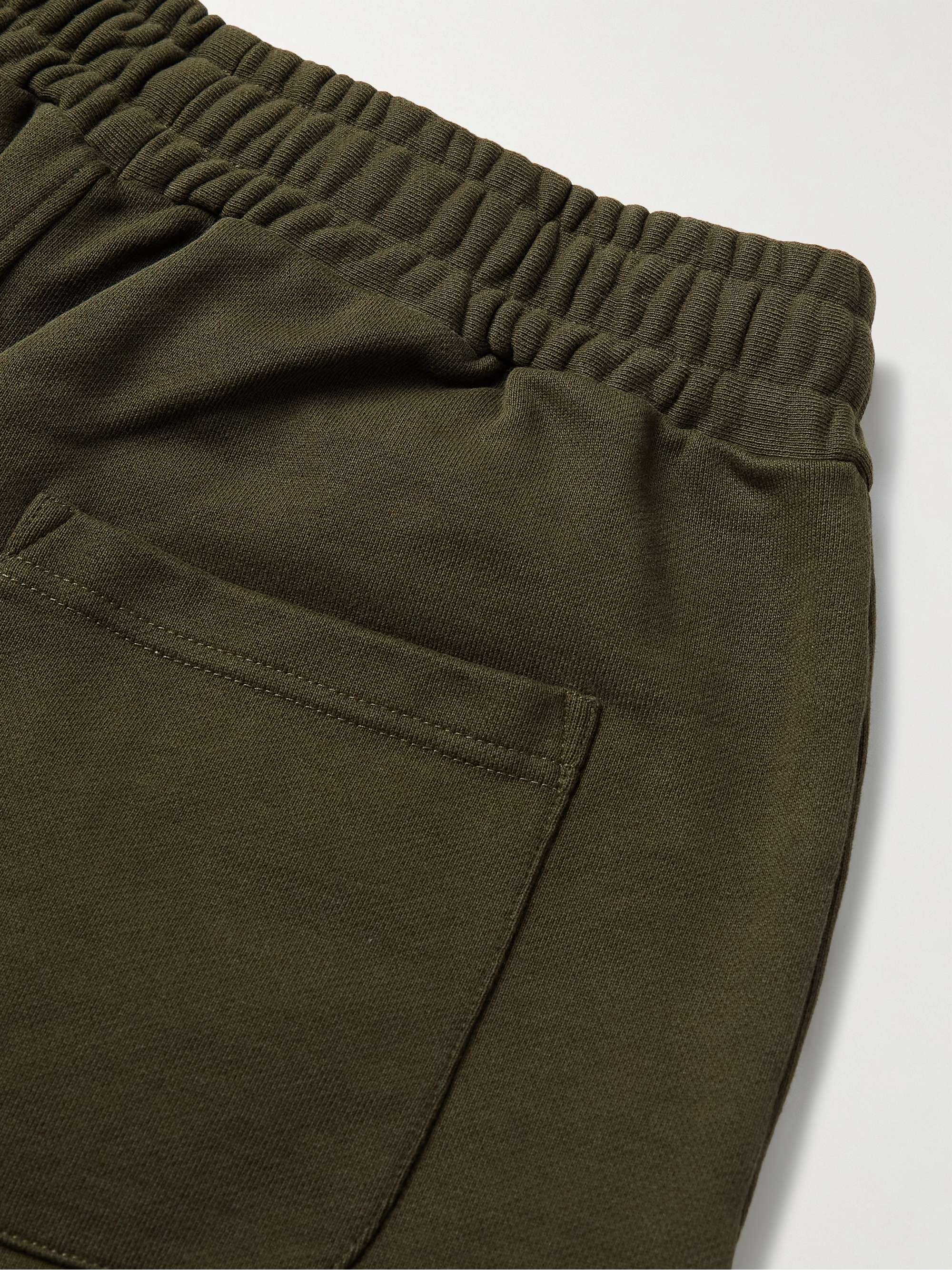 CDLP Tapered Logo-Embroidered Cotton-Jersey Sweatpants