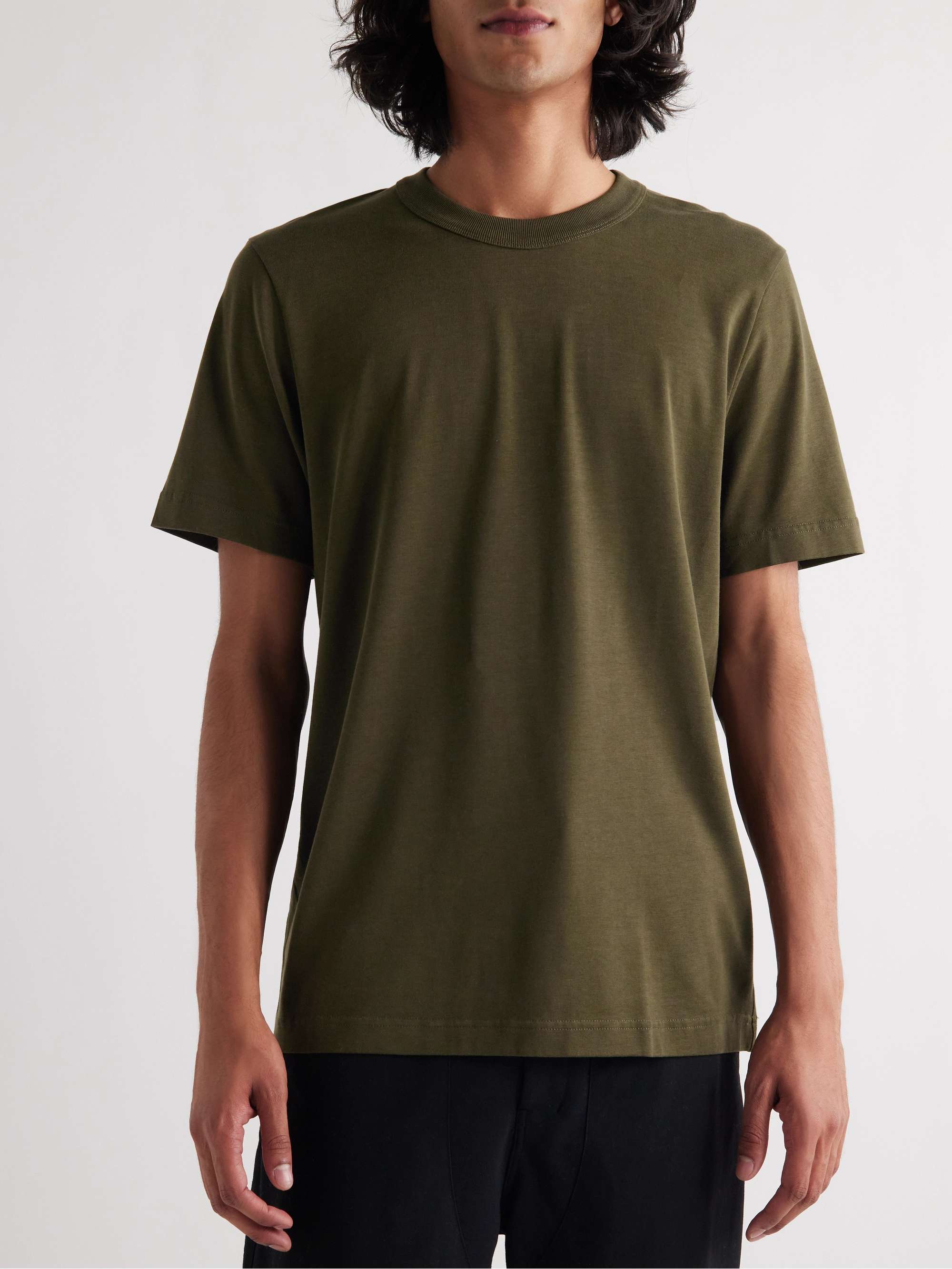 CDLP Lyocell and Pima Cotton-Blend Jersey T-Shirt