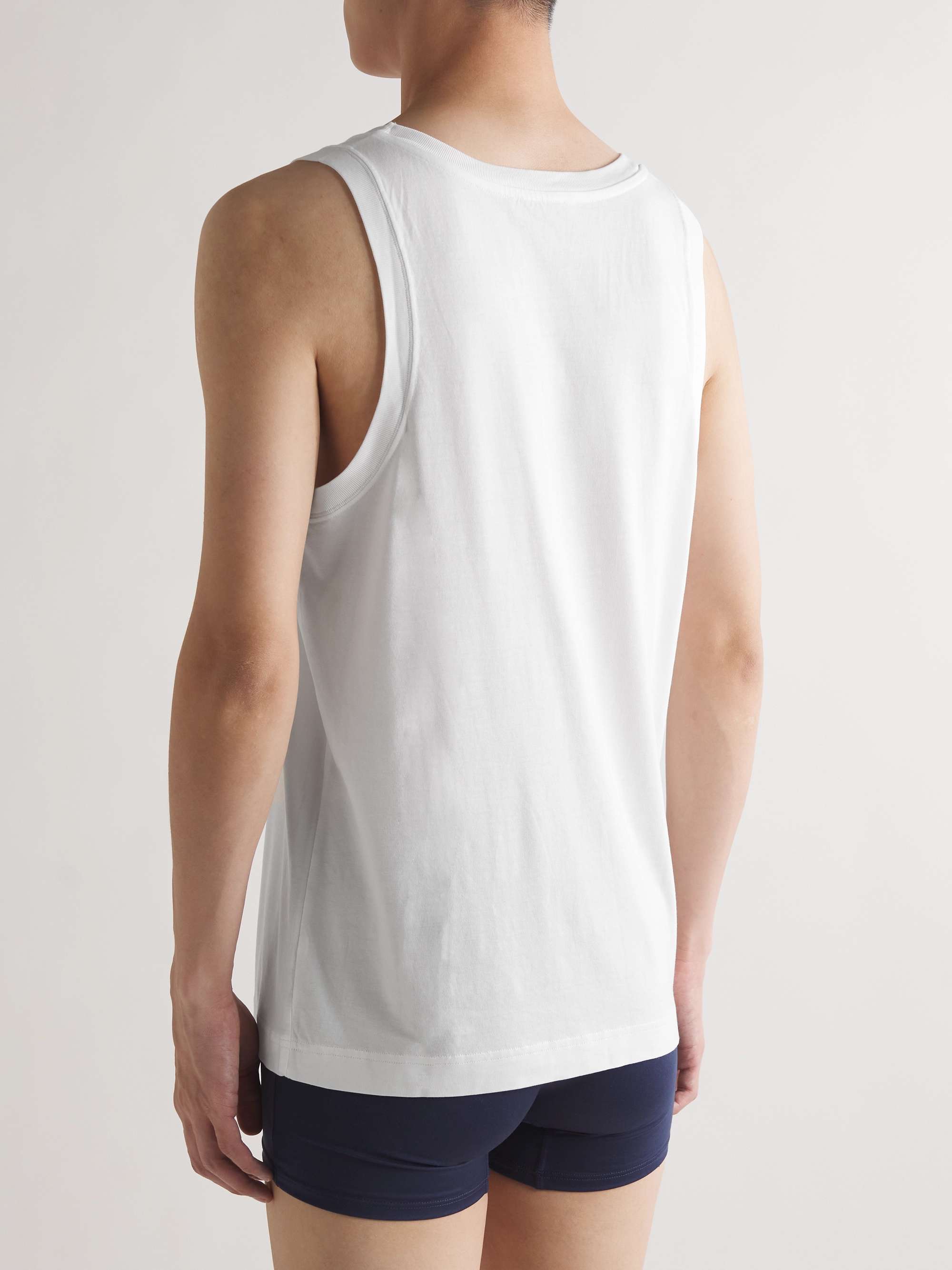 CDLP Lyocell and Pima Cotton-Blend Jersey Tank Top