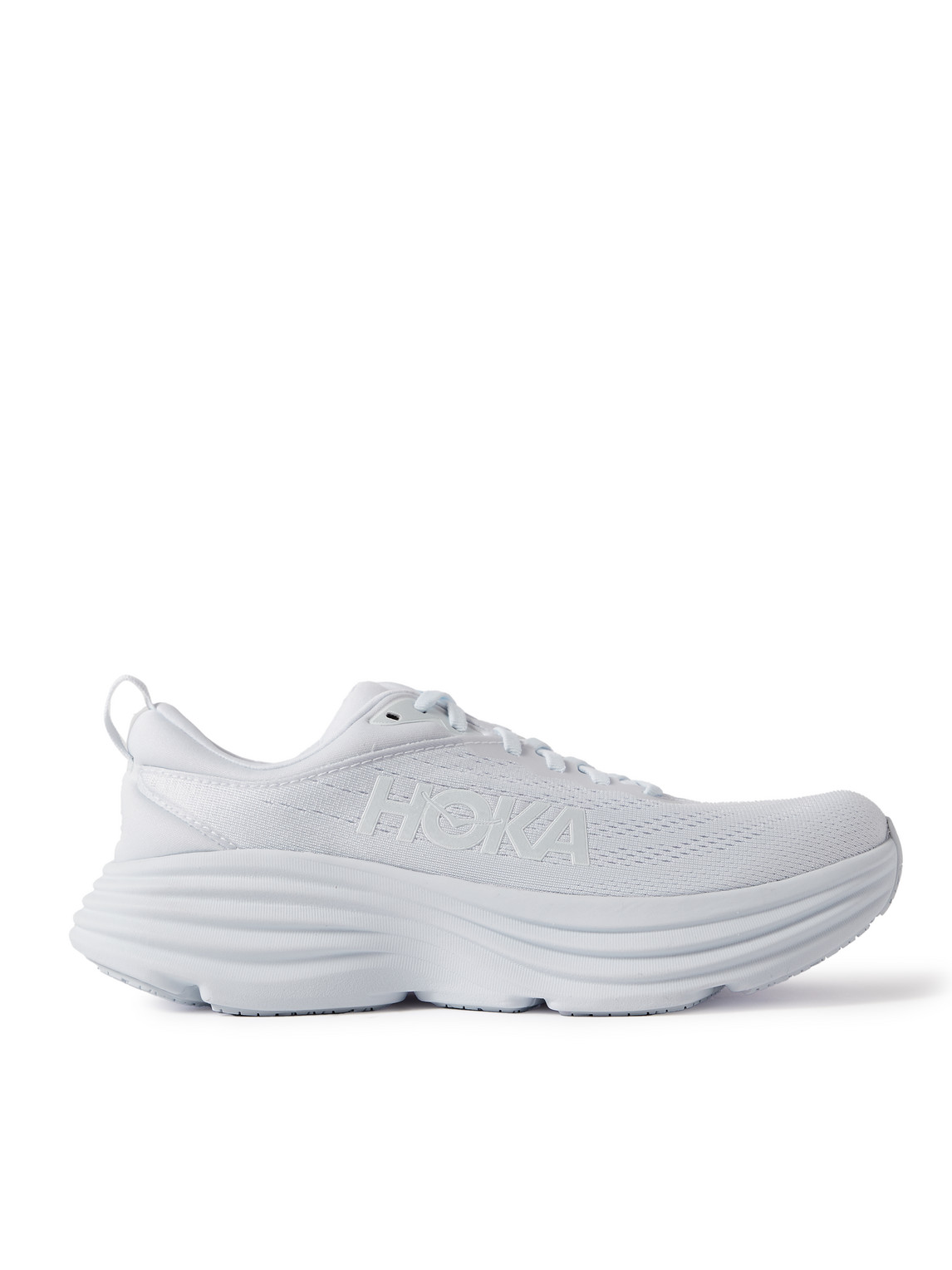 Hoka One One Bondi 8 Running Sneakers In White