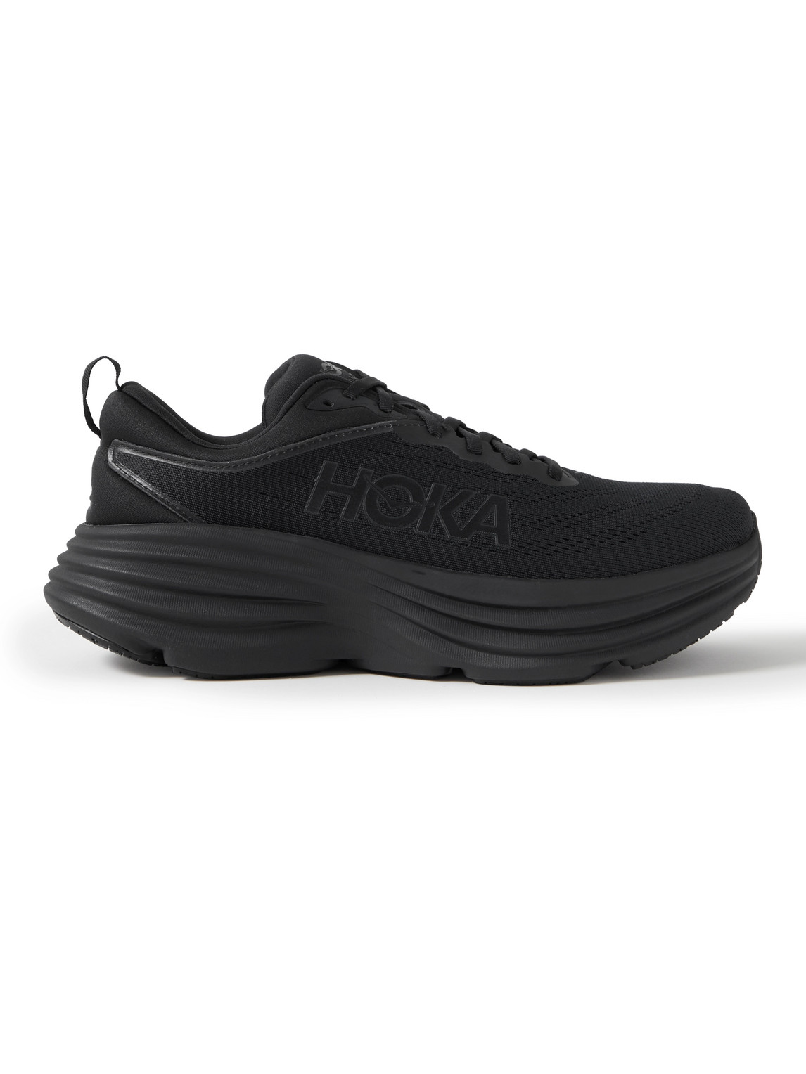 Hoka One One Bondi 8 Running Sneakers In Black
