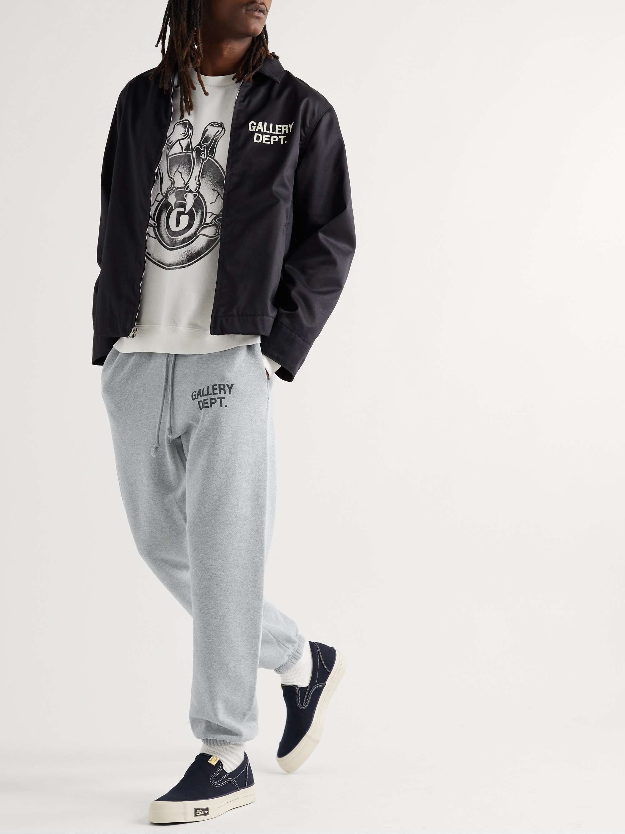 Gallery Dept. GD English Logo Sweatpants 'Heather Grey