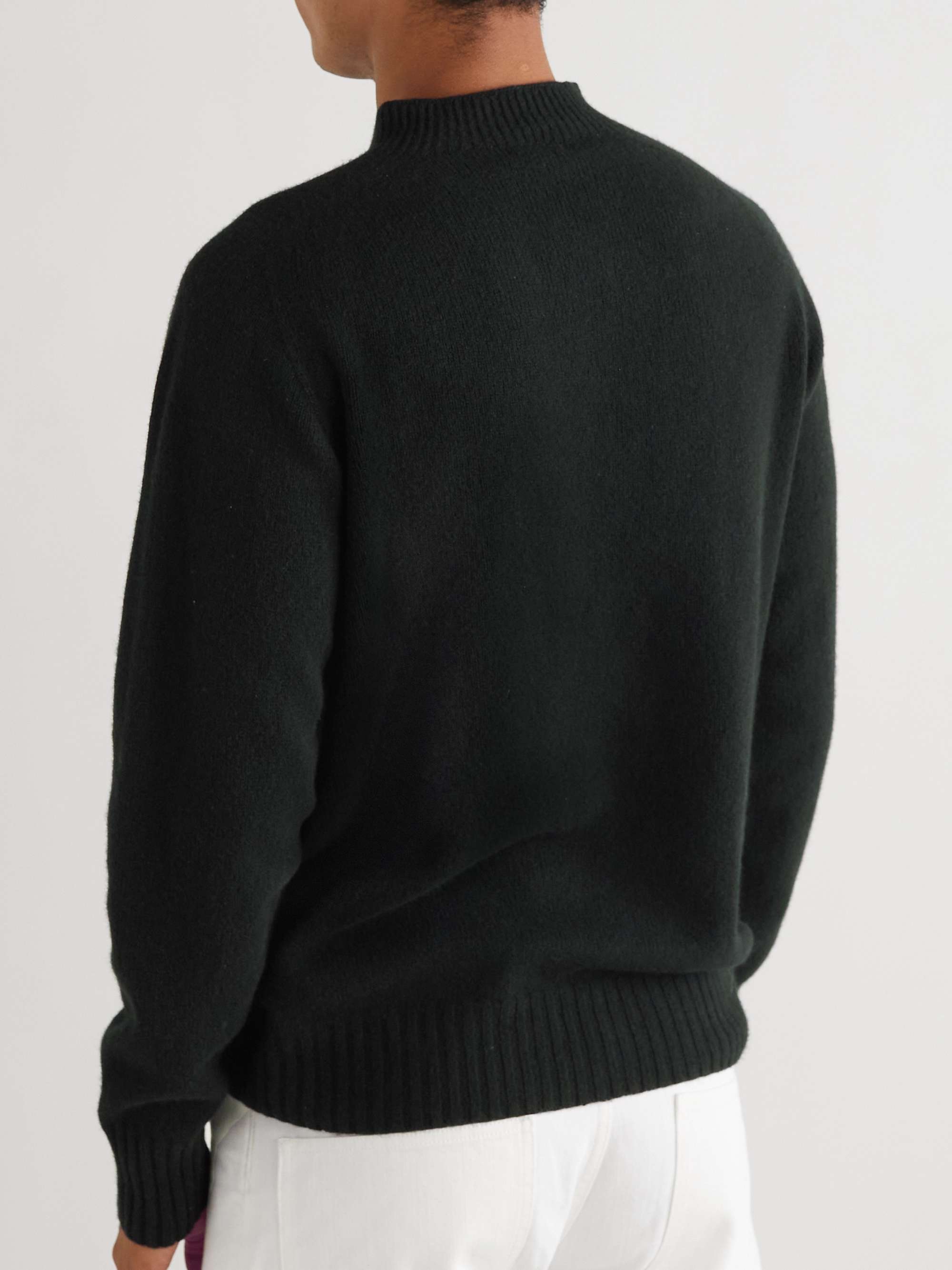 MARGARET HOWELL Saddle Merino Wool and Cashmere-Blend Sweater