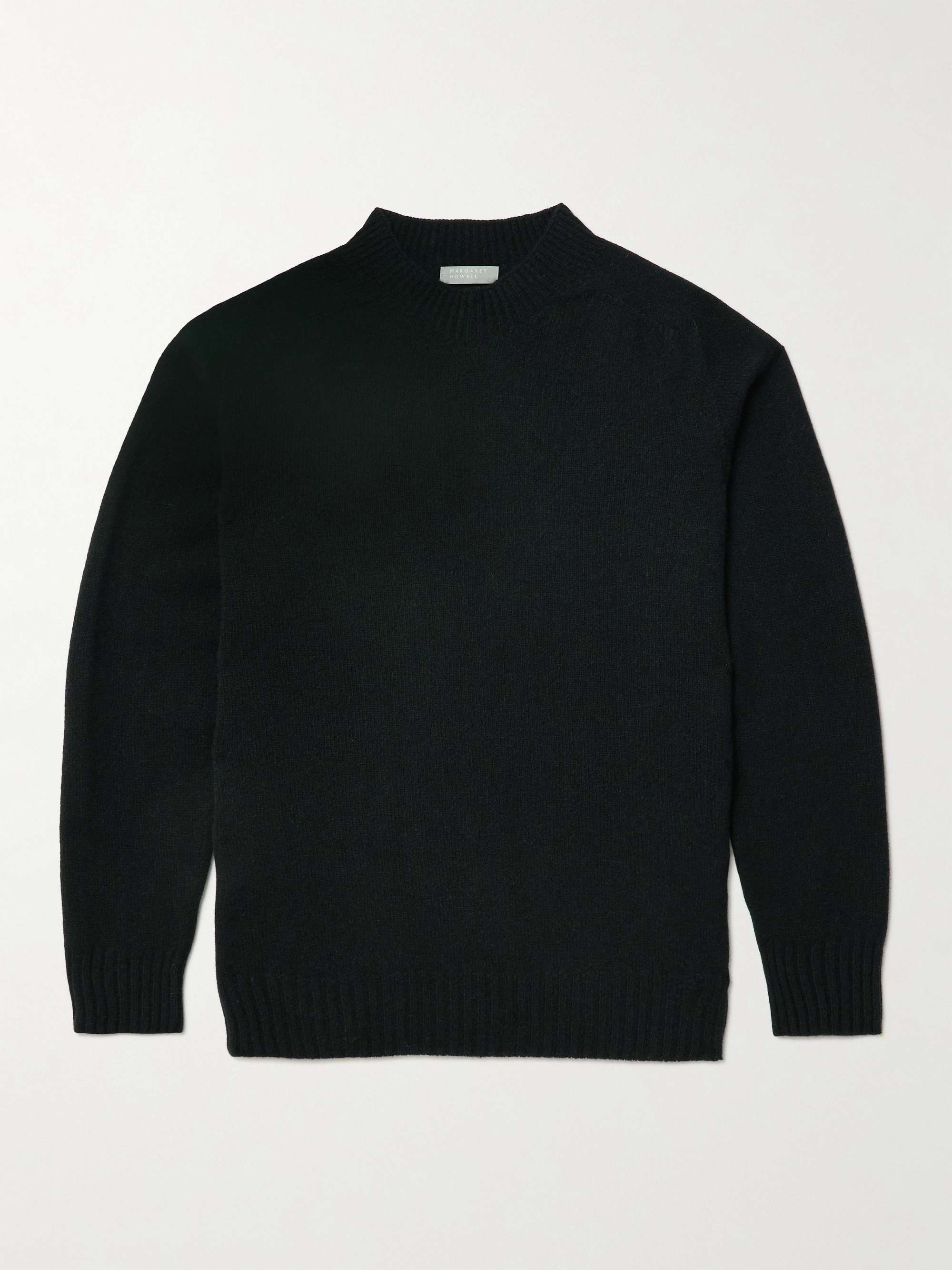 MARGARET HOWELL Saddle Merino Wool and Cashmere-Blend Sweater