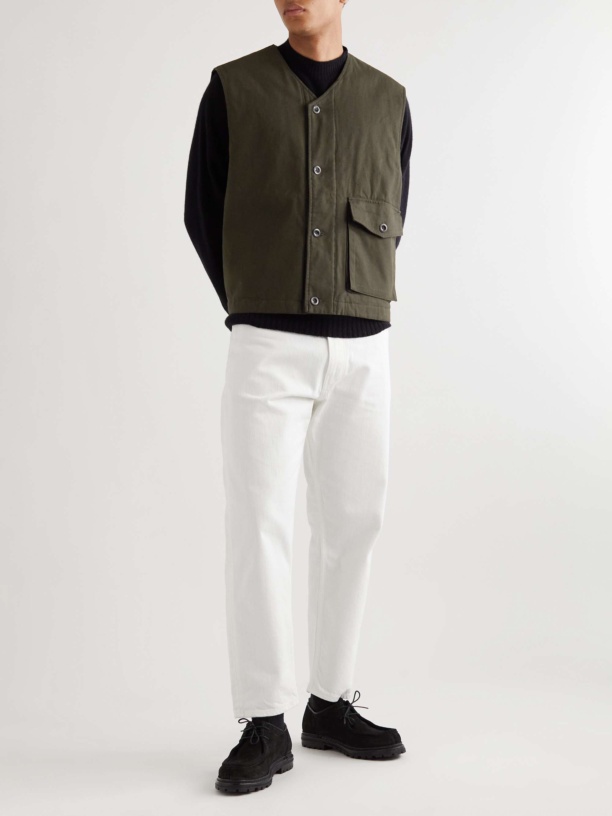 MARGARET HOWELL Recycled Cotton Gabardine Gilet for Men   MR PORTER