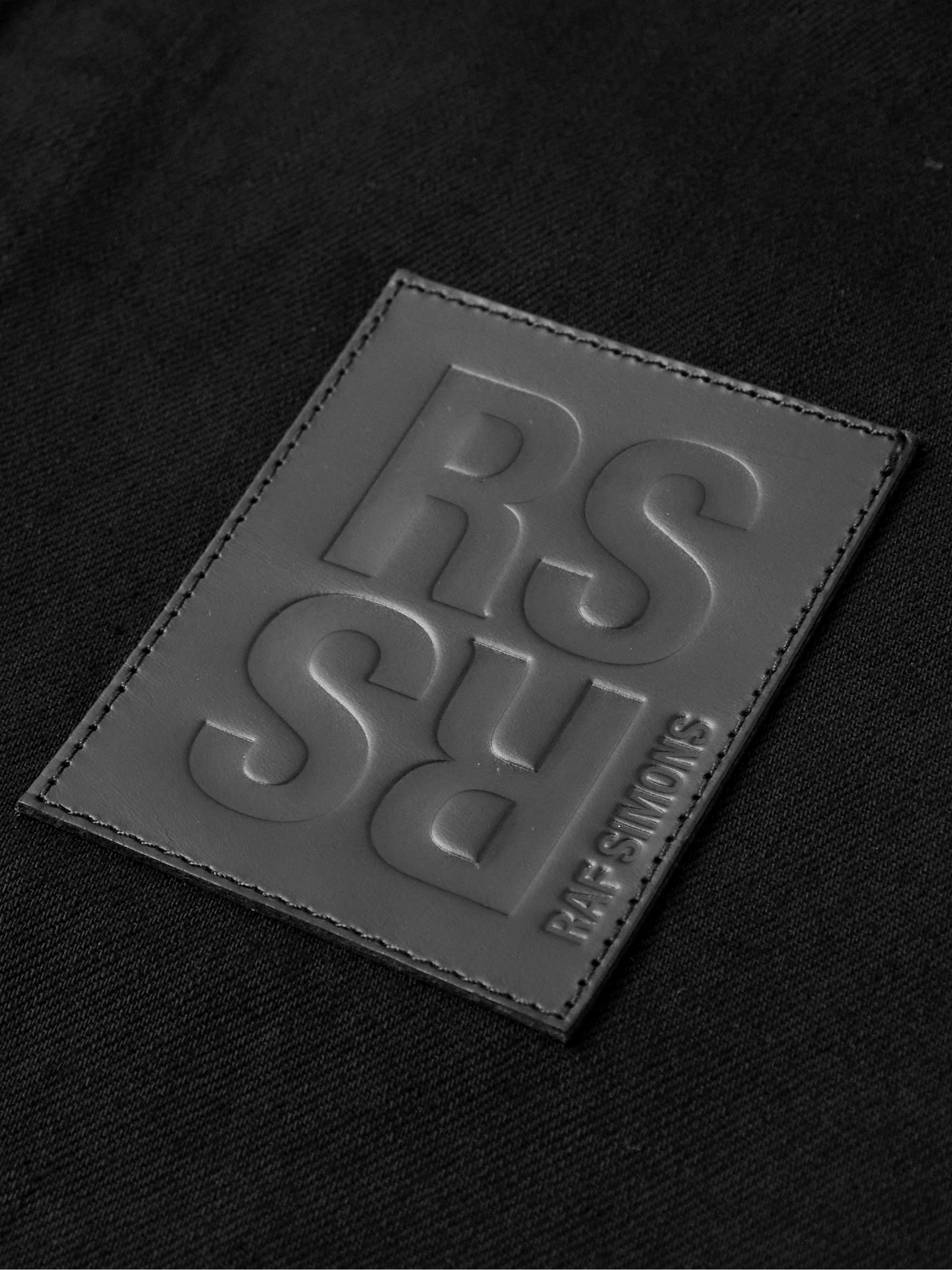 RAF SIMONS Logo-Appliquéd Denim Shirt