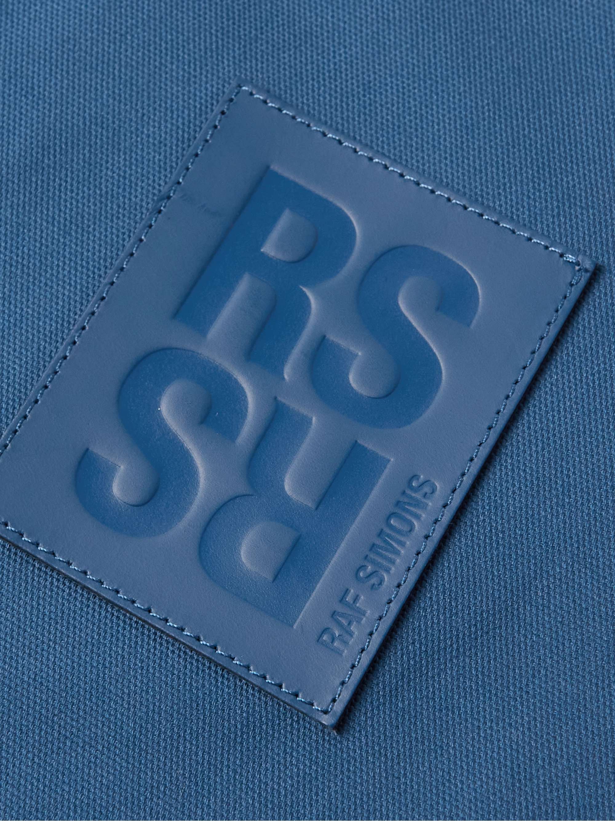 RAF SIMONS Logo-Appliquéd Denim Shirt