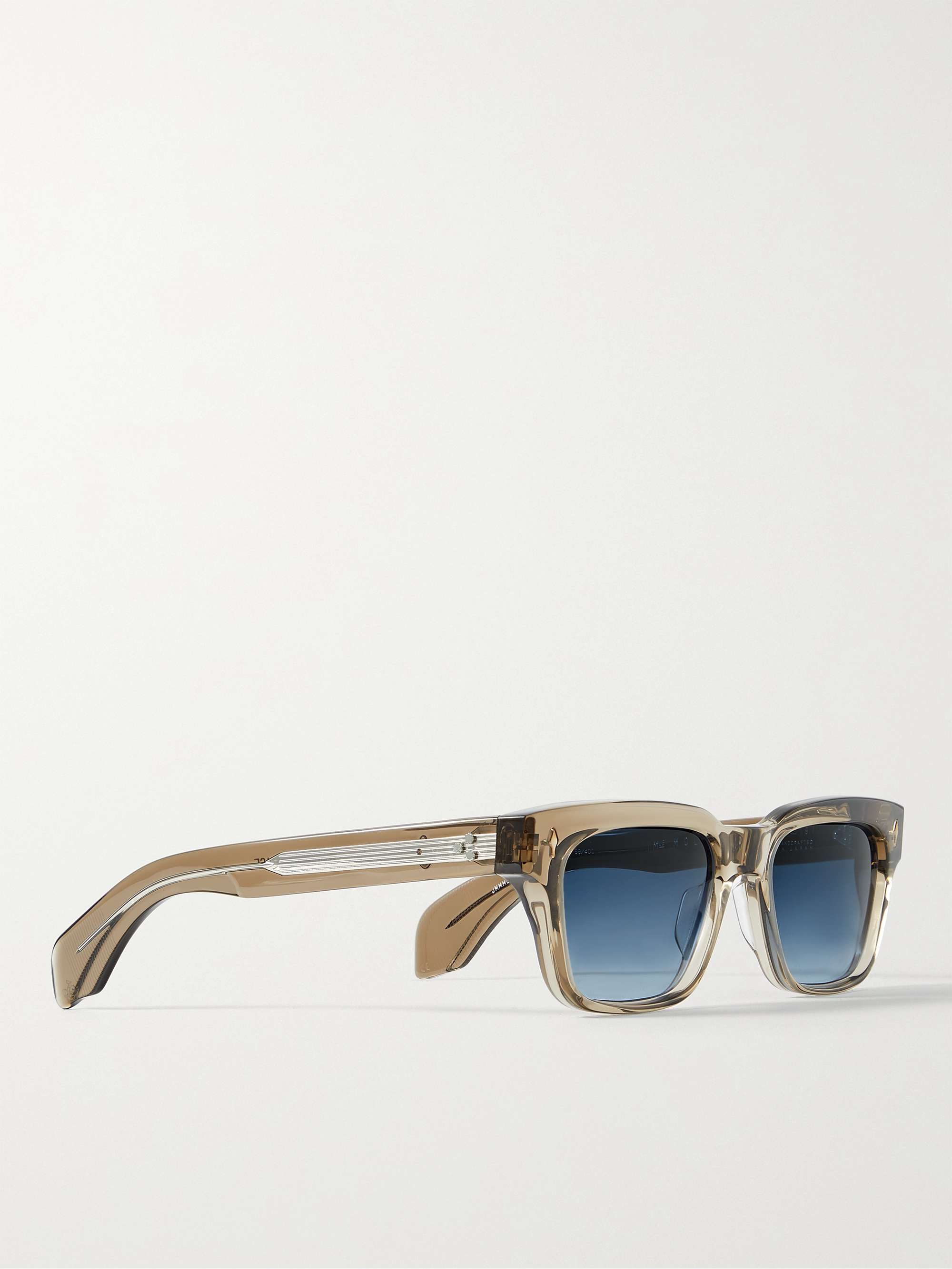 JACQUES MARIE MAGE Molino 55 Square-Frame Acetate Sunglasses