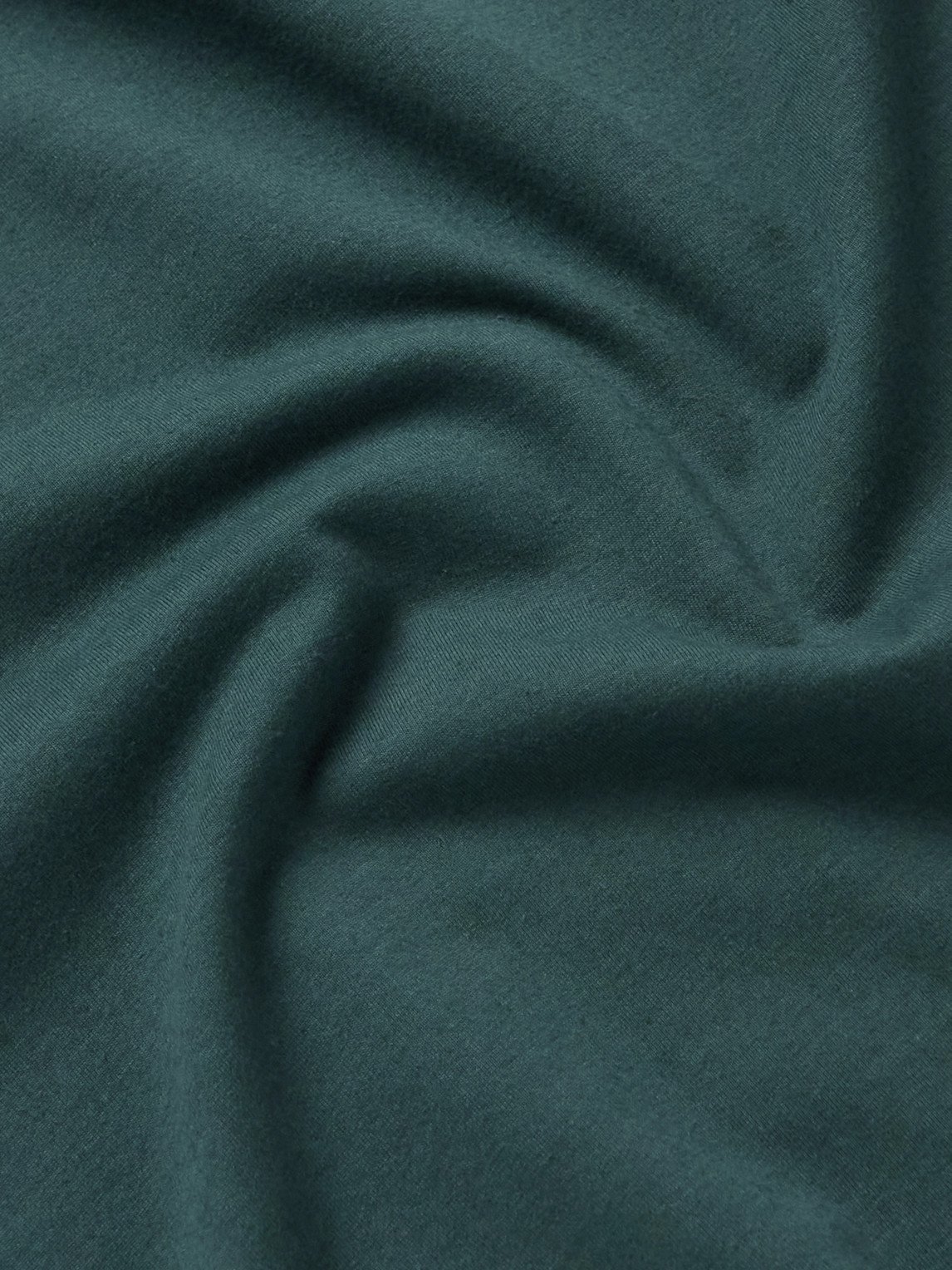 Aton Nuback Oversized Cotton-jersey T-shirt In Green | ModeSens