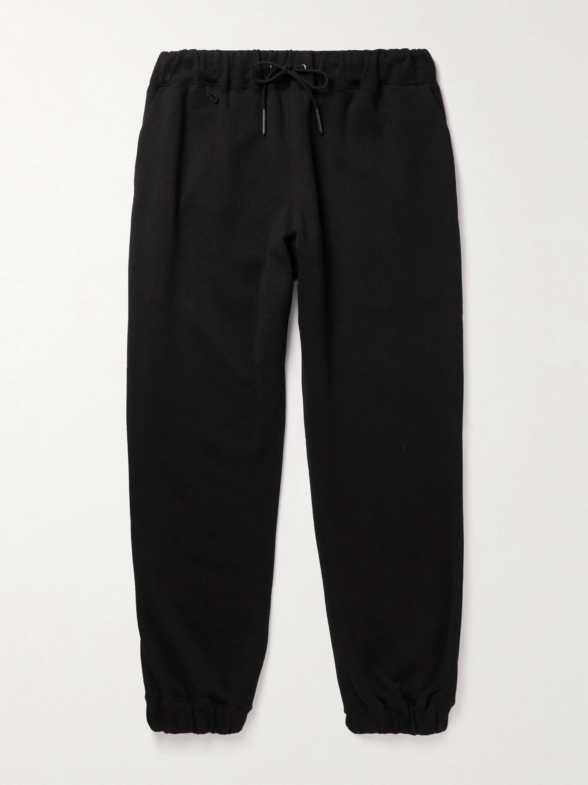 ATON Zero Tsuri Tapered Cotton-Jersey Sweatpants for Men | MR PORTER