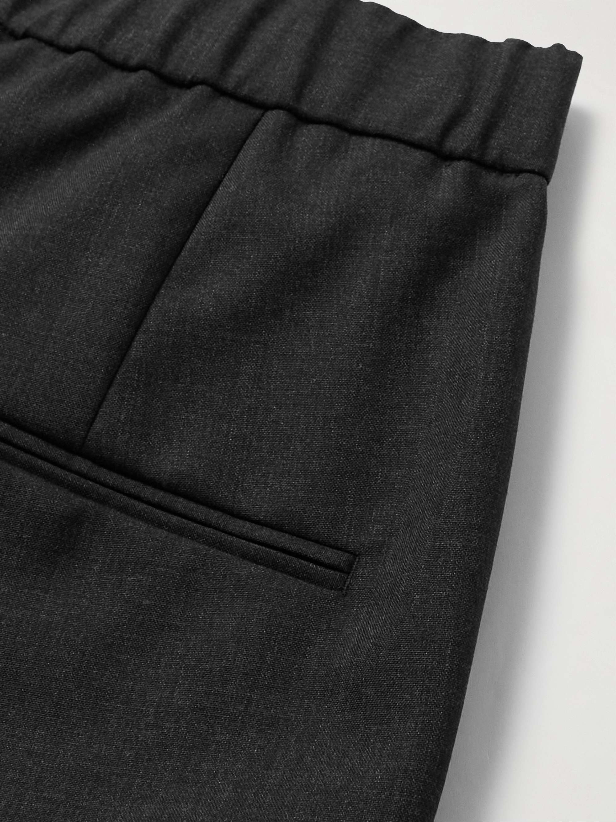 ATON Easy Tapered Wool Trousers for Men MR PORTER