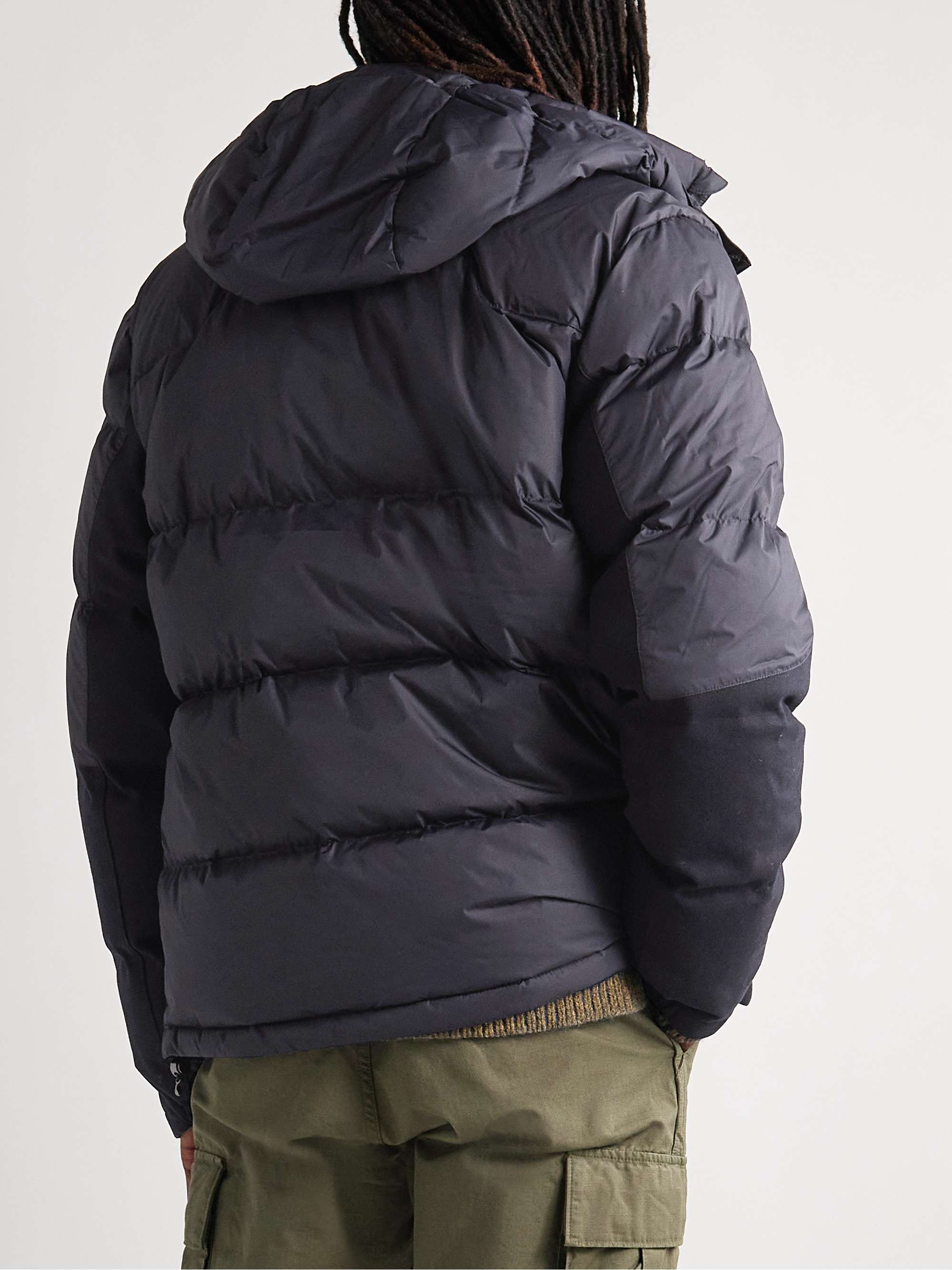 POLO RALPH LAUREN Quilted Wool-Blend Twill and Ripstop Down Hooded Jacket