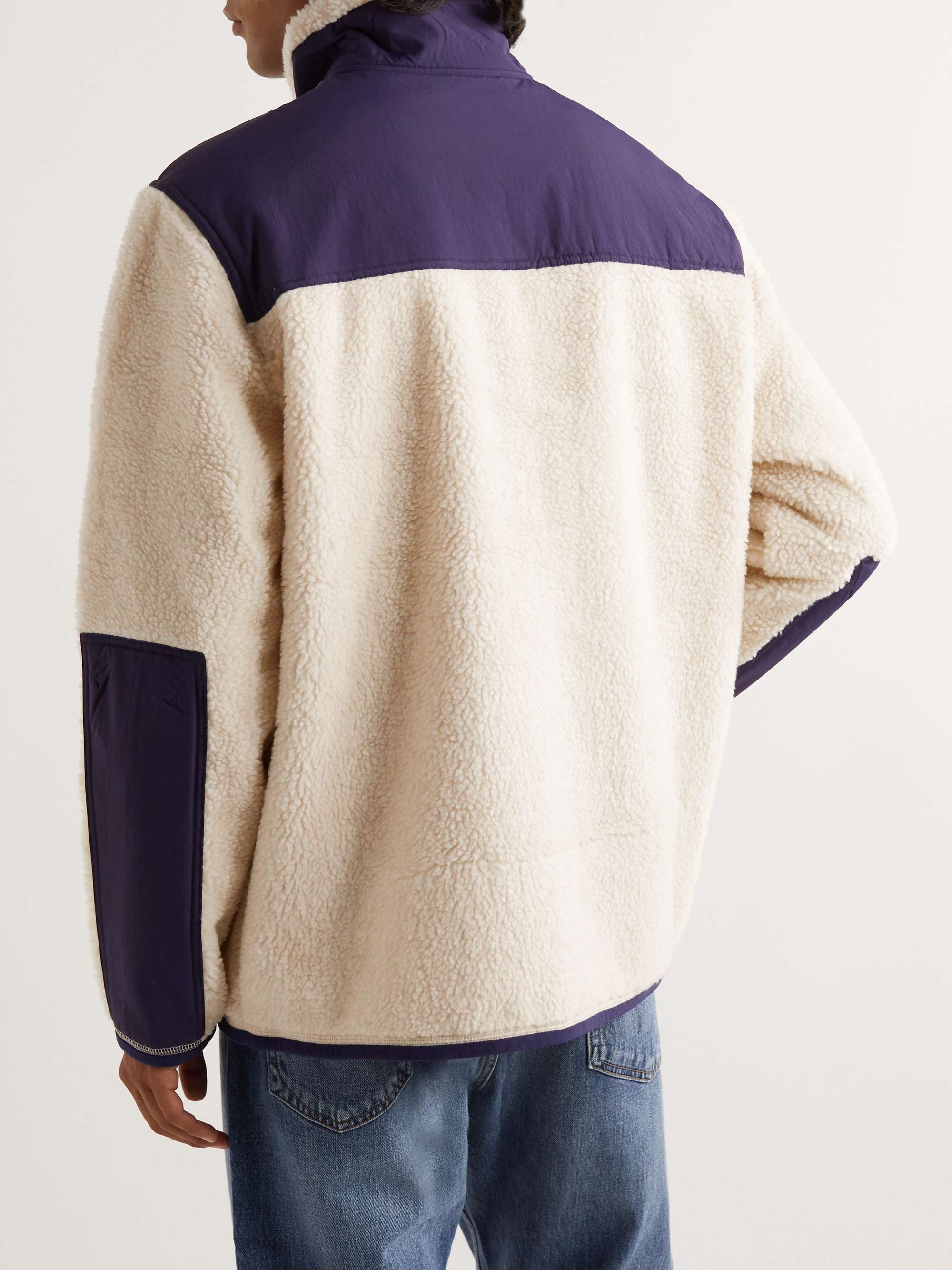 POLO RALPH LAUREN Logo-Embroidered Recycled Shell and Fleece Jacket