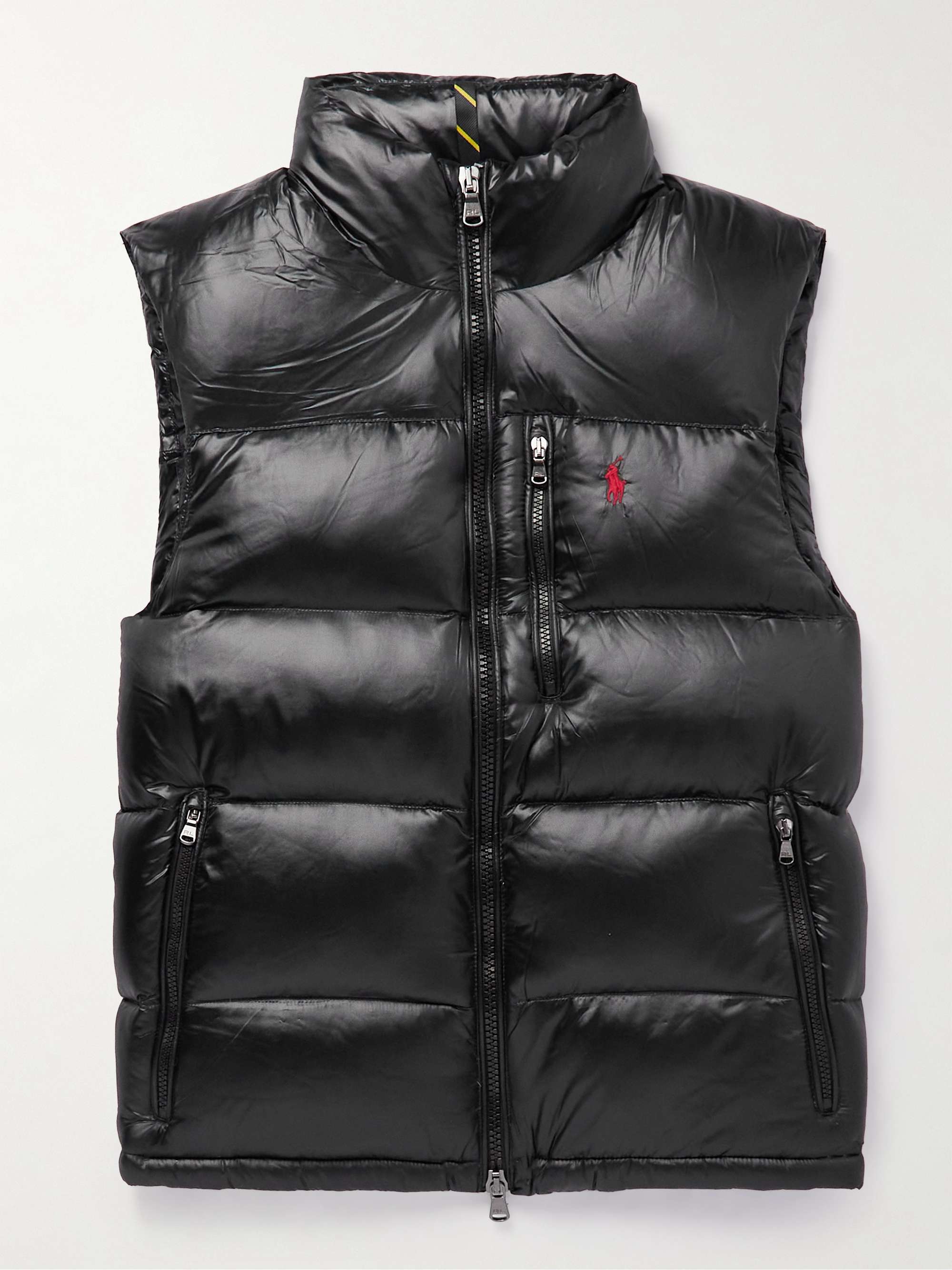POLO RALPH LAUREN Logo-Embroidered Quilted Recycled-Nylon Down Gilet ...