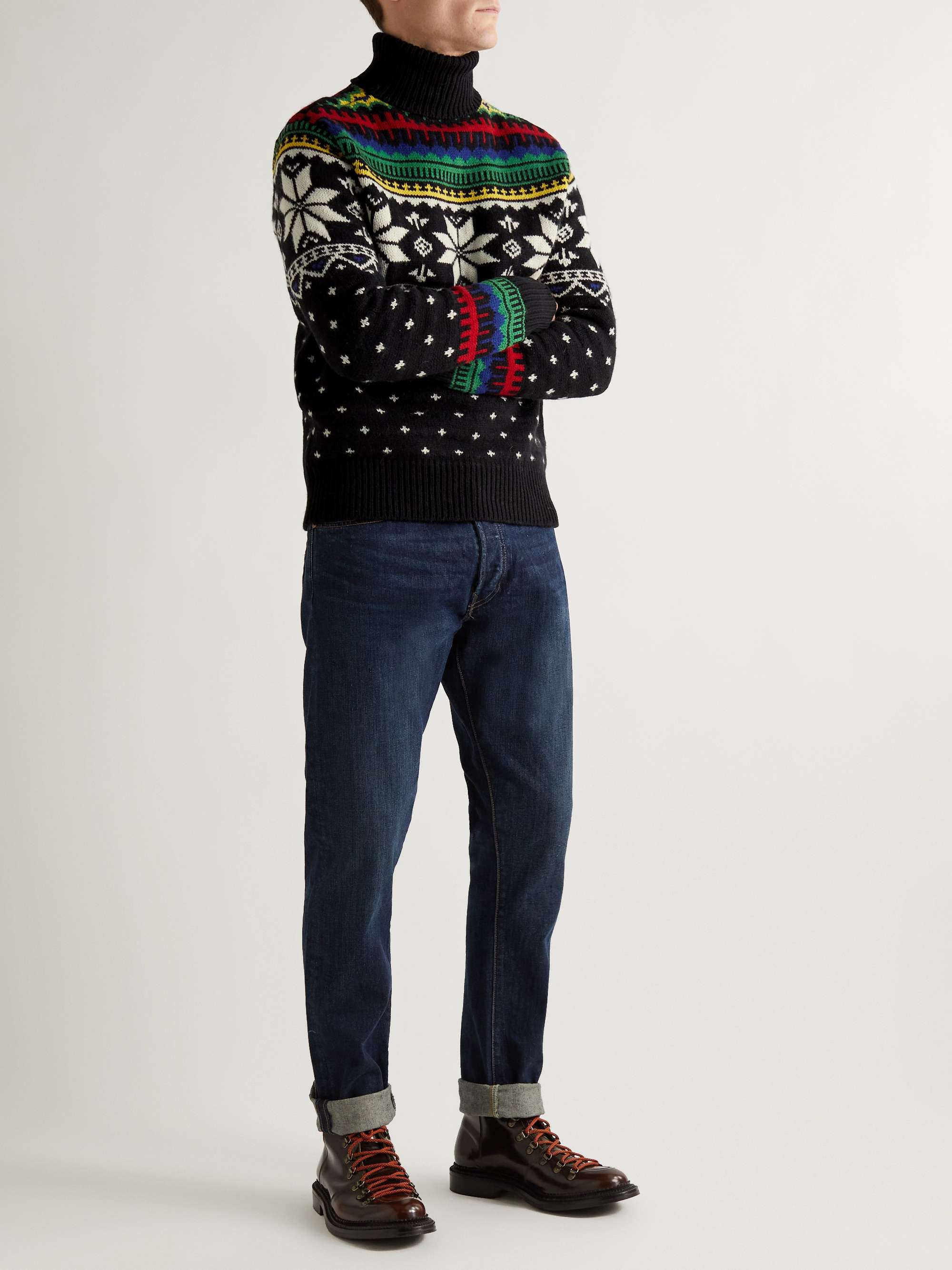 POLO RALPH LAUREN Fair Isle Wool Turtleneck Sweater | MR PORTER