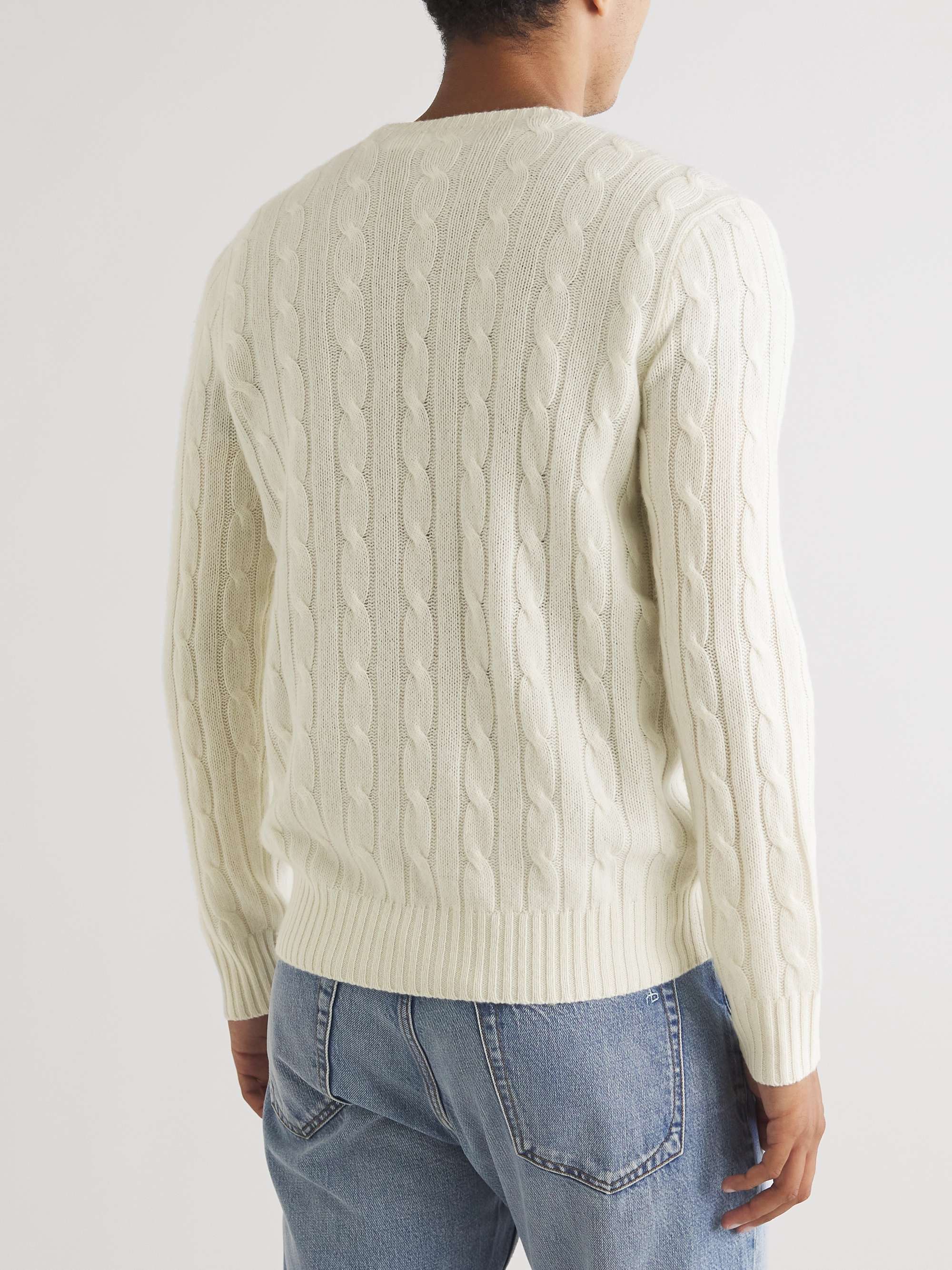 POLO RALPH LAUREN Cable-Knit Cashmere Sweater | MR PORTER