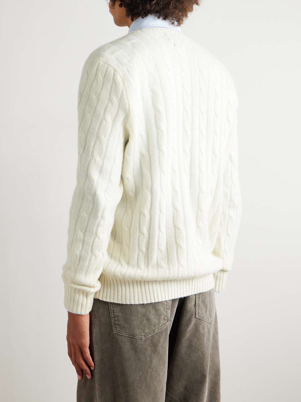Ralph Lauren POLO by Ralph Lauren Cable Knit Cashmere Knit Sweater Men's L size / eaa498414