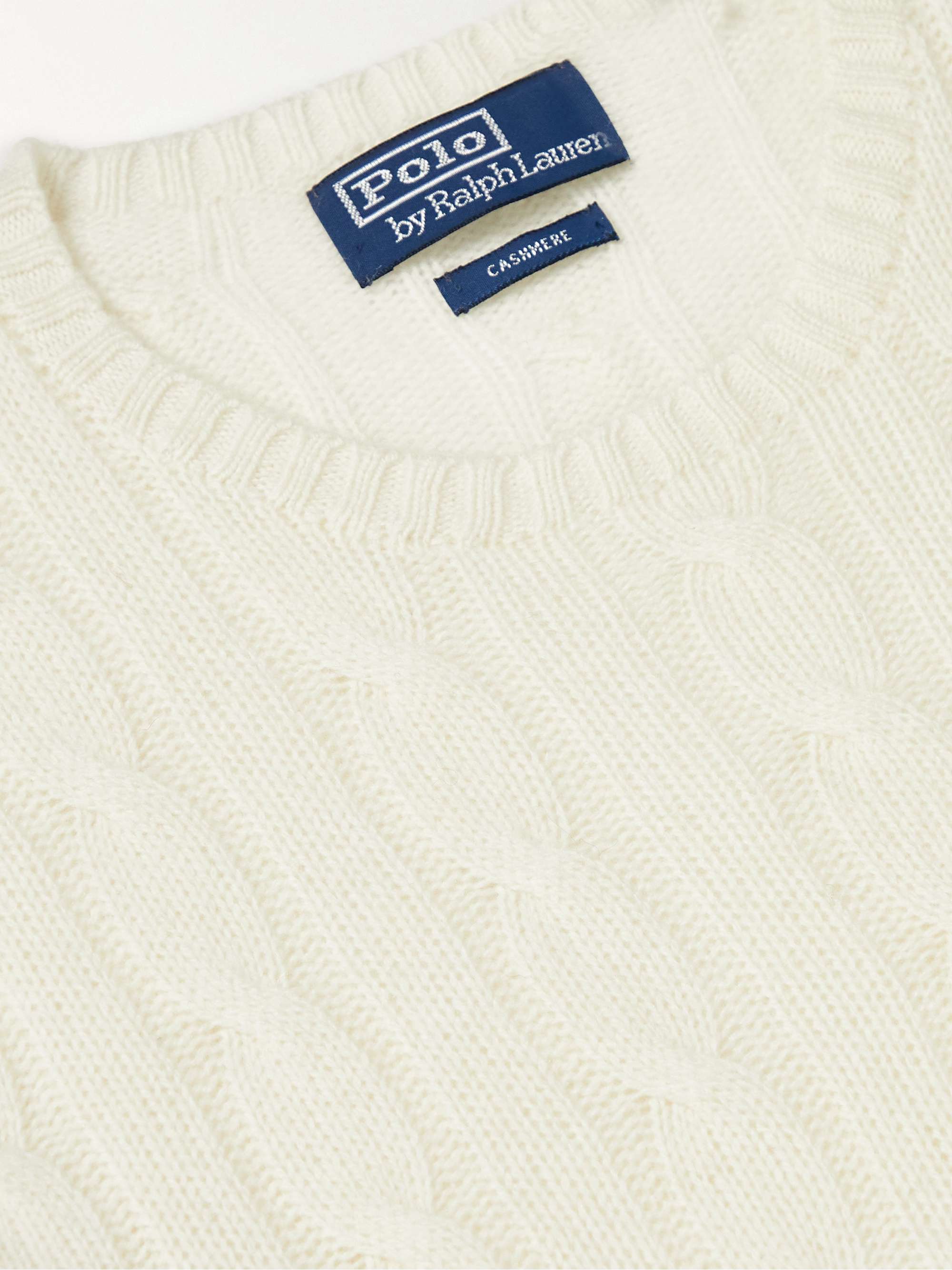 POLO RALPH LAUREN Cable-Knit Cashmere Sweater