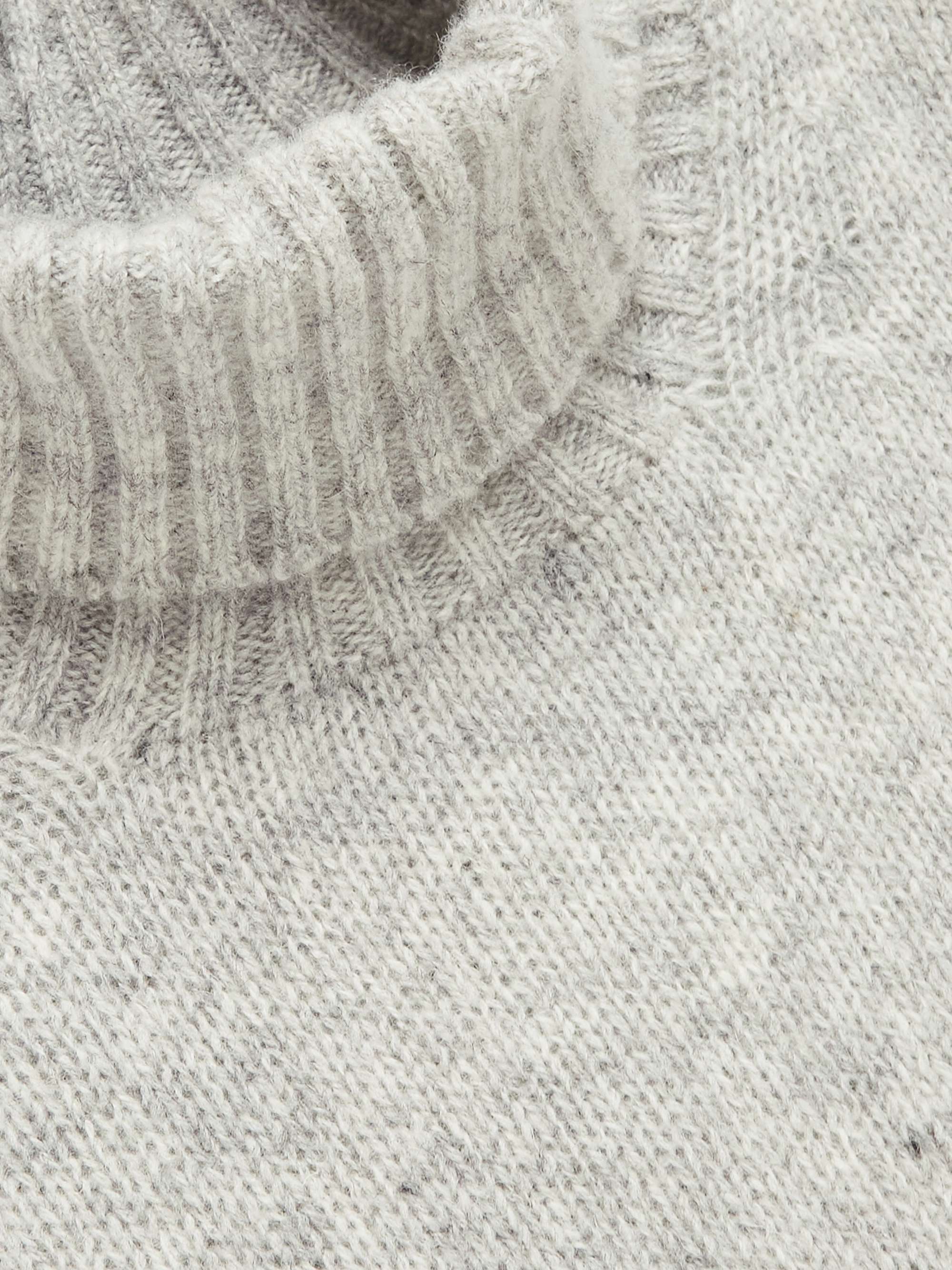 KINGSMAN Shetland Virgin Wool Rollneck Sweater