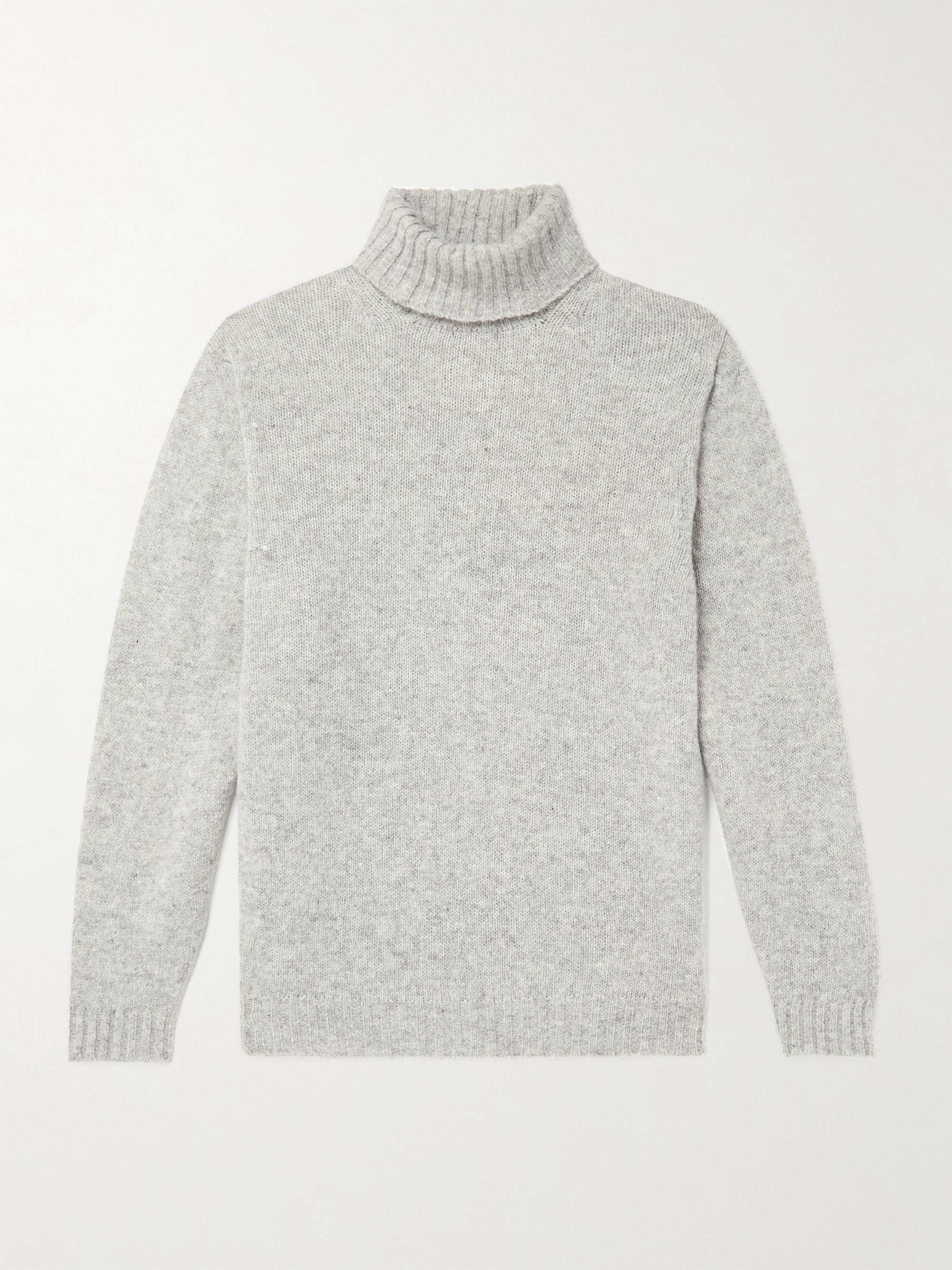 KINGSMAN Shetland Virgin Wool Rollneck Sweater