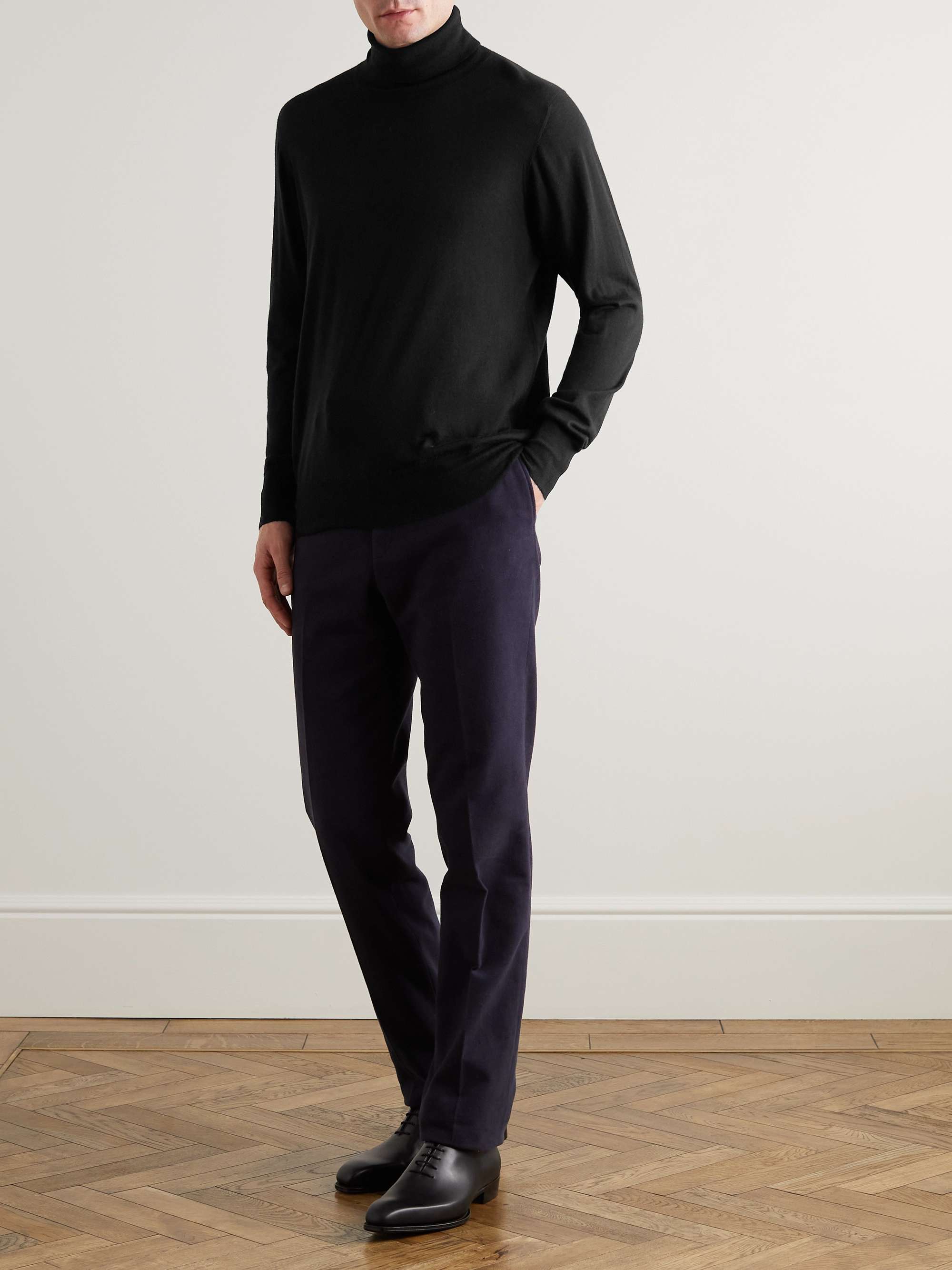 KINGSMAN Cashmere Rollneck Sweater