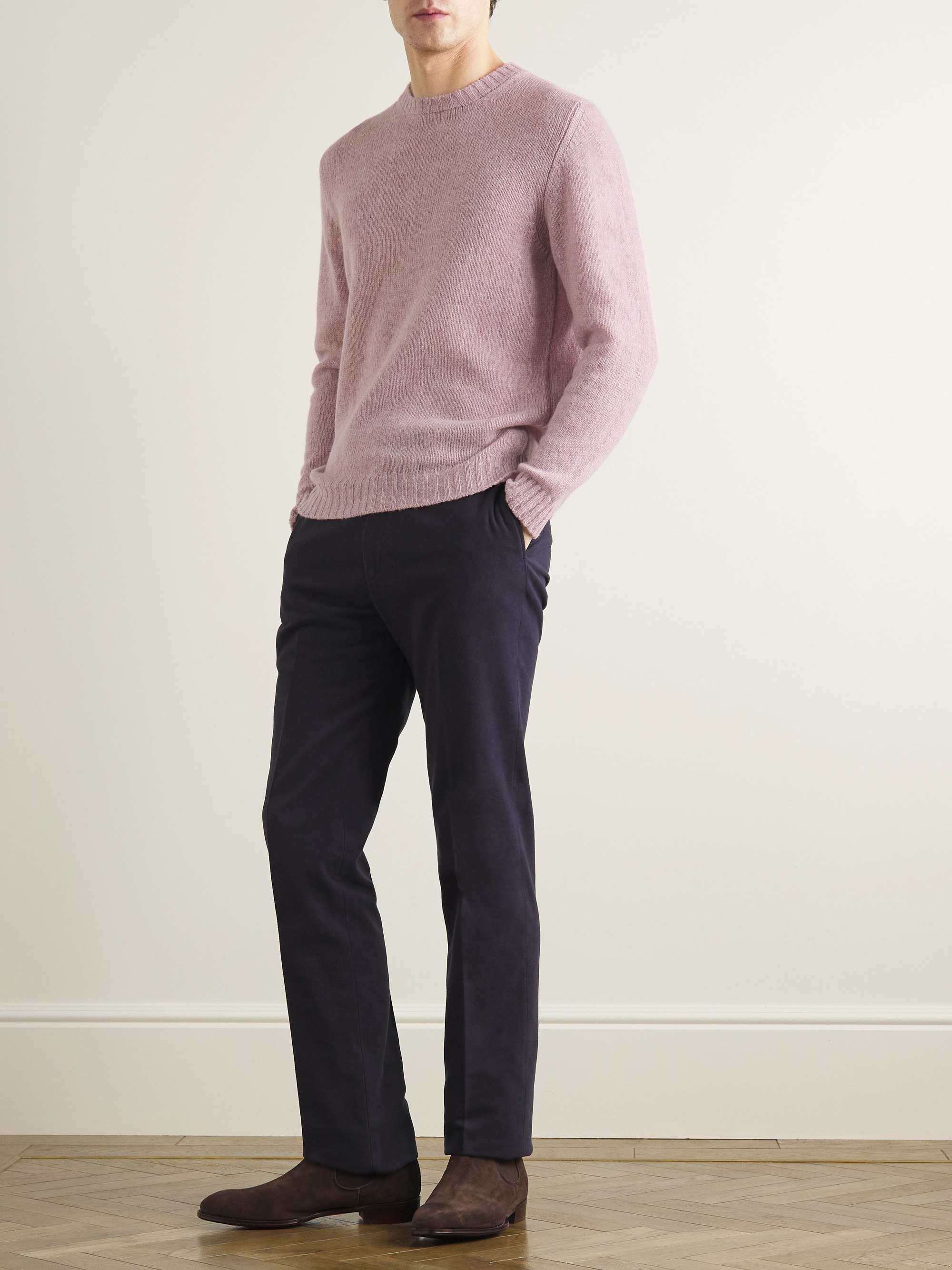 KINGSMAN Shetland Virgin Wool Sweater