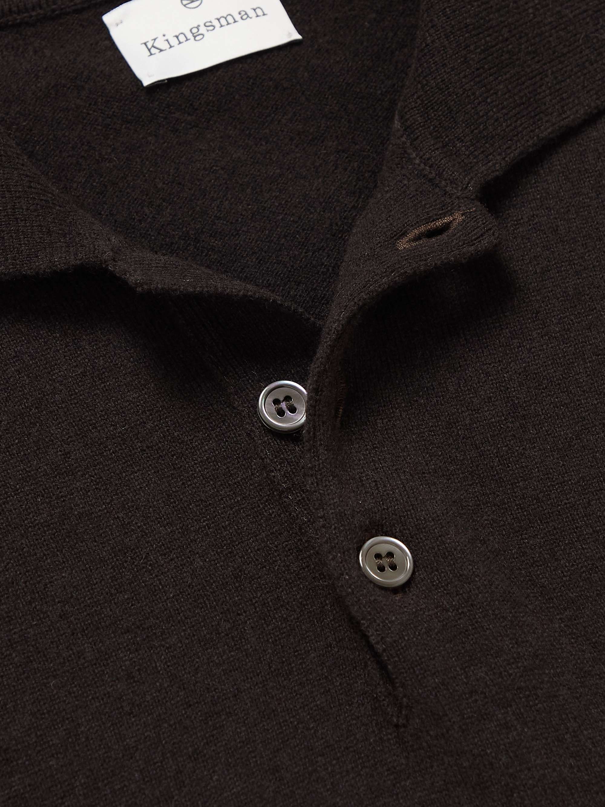 KINGSMAN Oxton Cashmere Polo Shirt