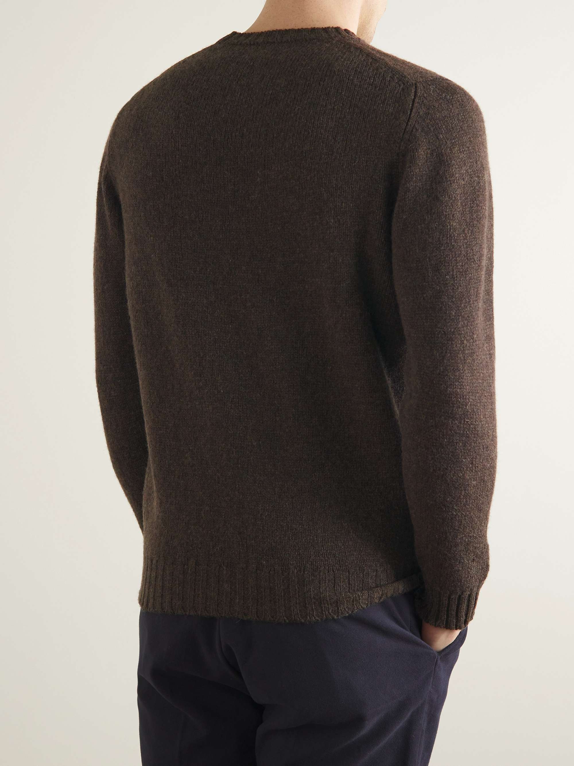 KINGSMAN Shetland Virgin Wool Sweater