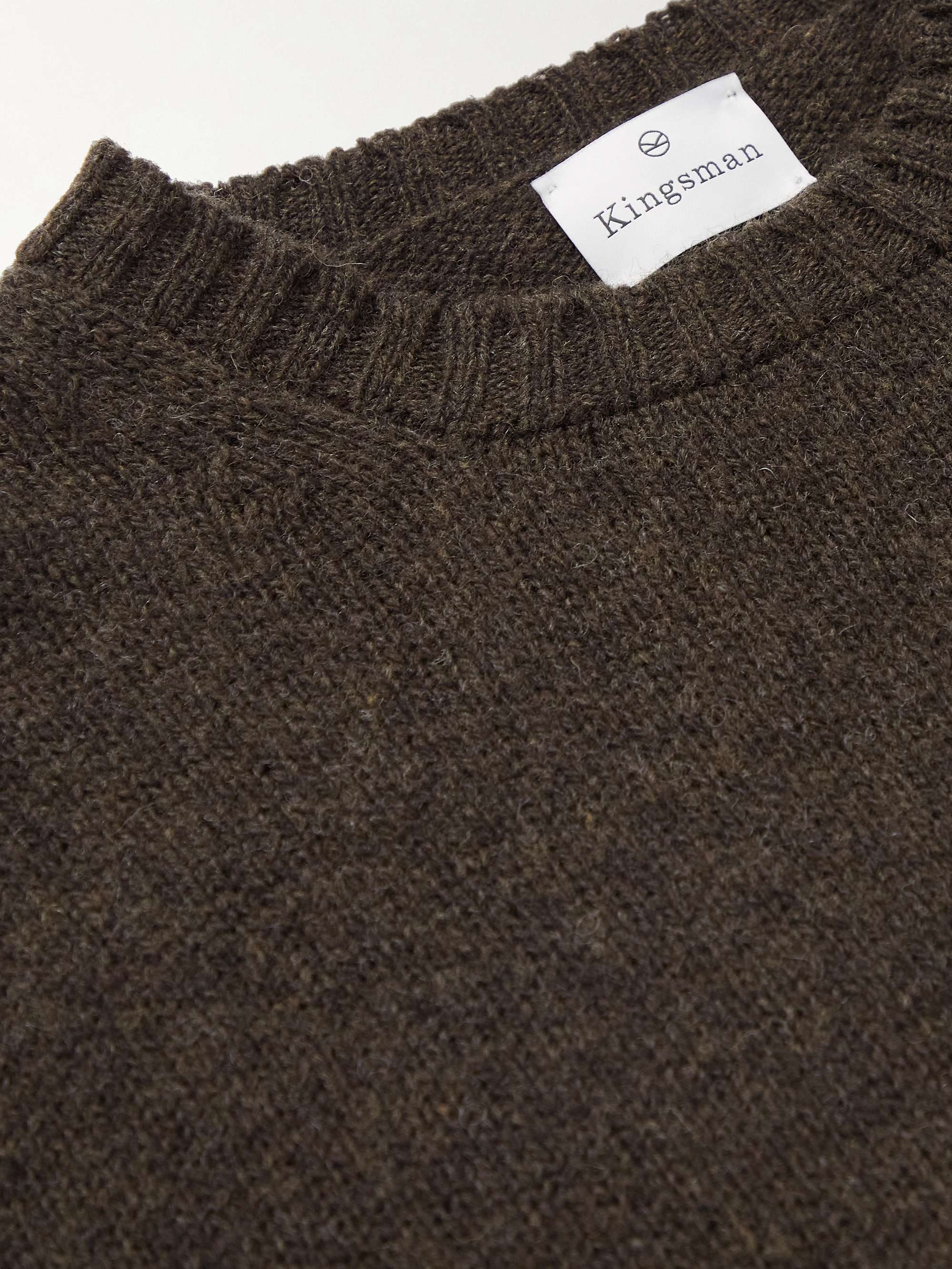 KINGSMAN Shetland Virgin Wool Sweater
