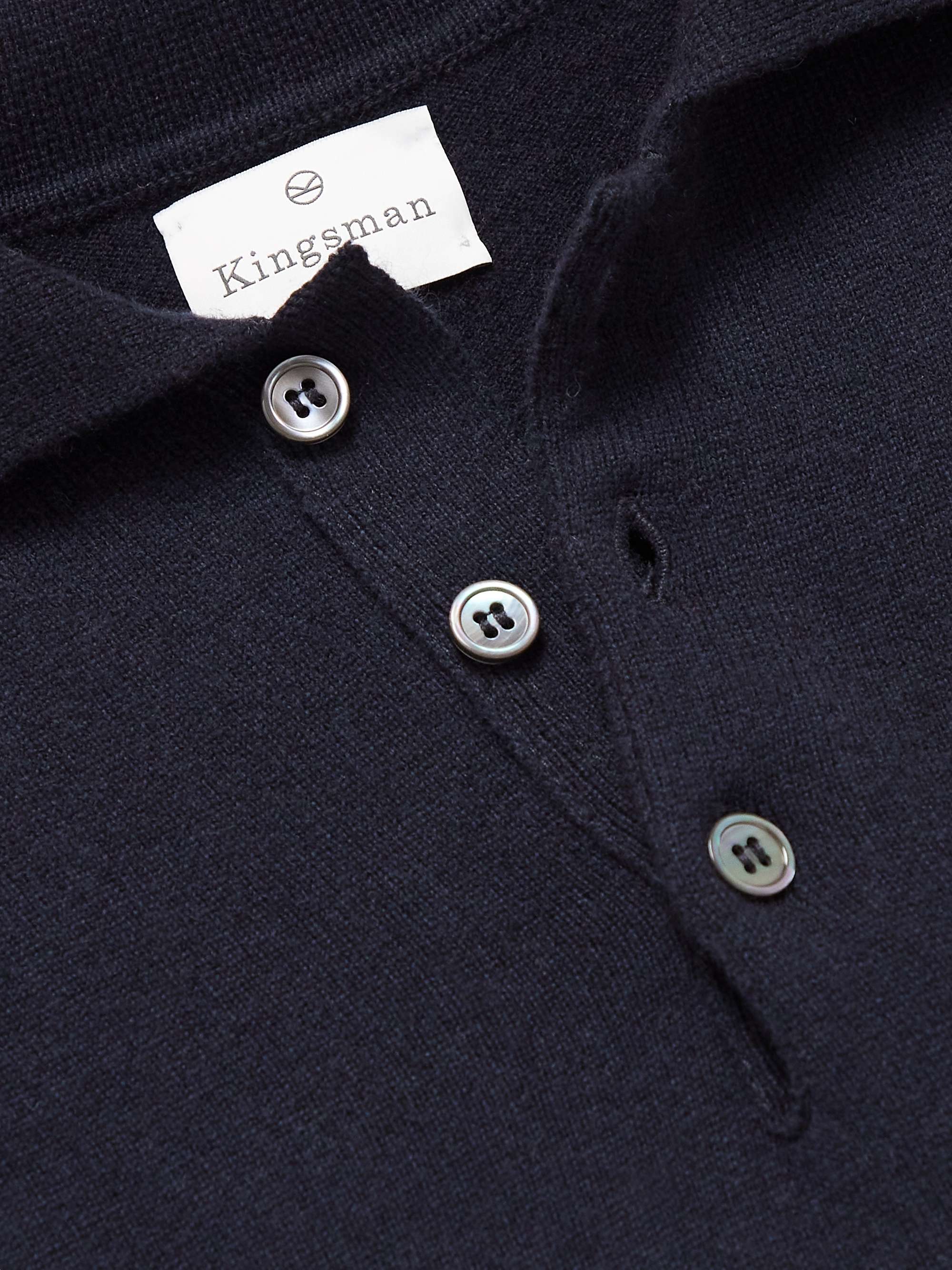 KINGSMAN Oxton Cashmere Polo Shirt
