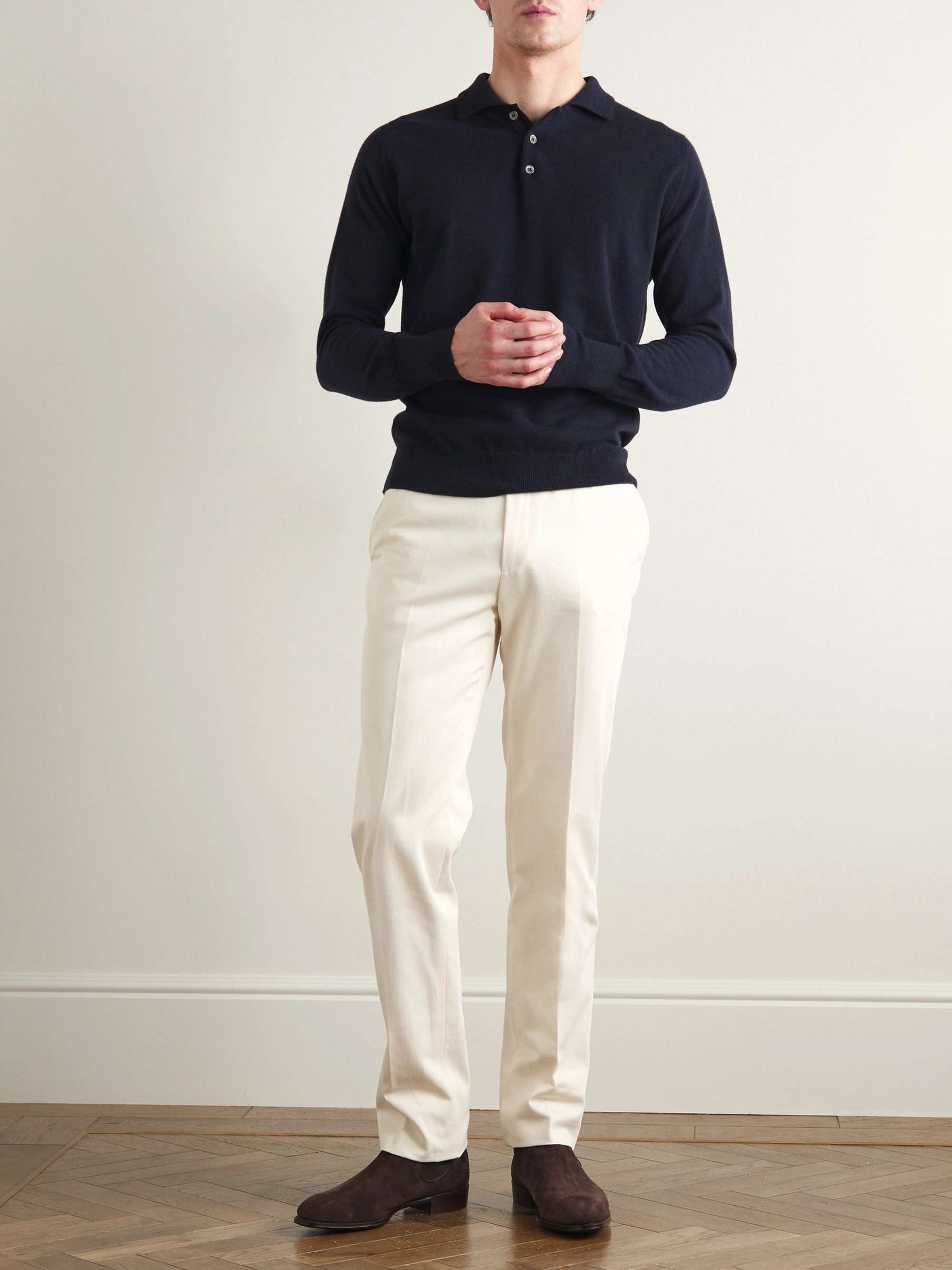 KINGSMAN Oxton Cashmere Polo Shirt