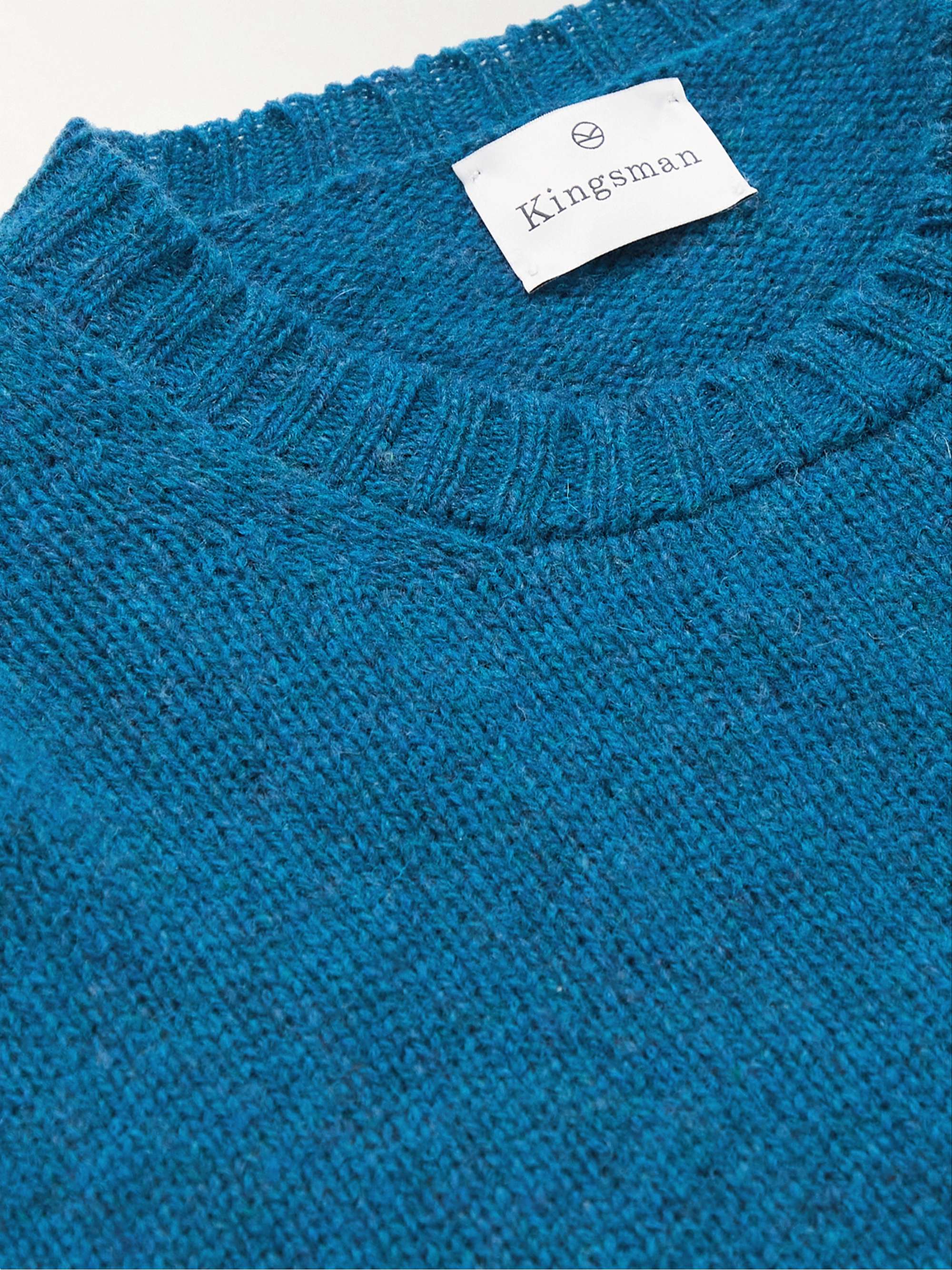 KINGSMAN Shetland Virgin Wool Sweater