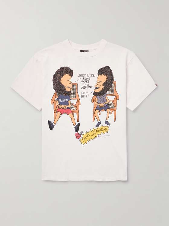 mrporter.com | BAPE Printed Cotton-Jersey T-Shirt