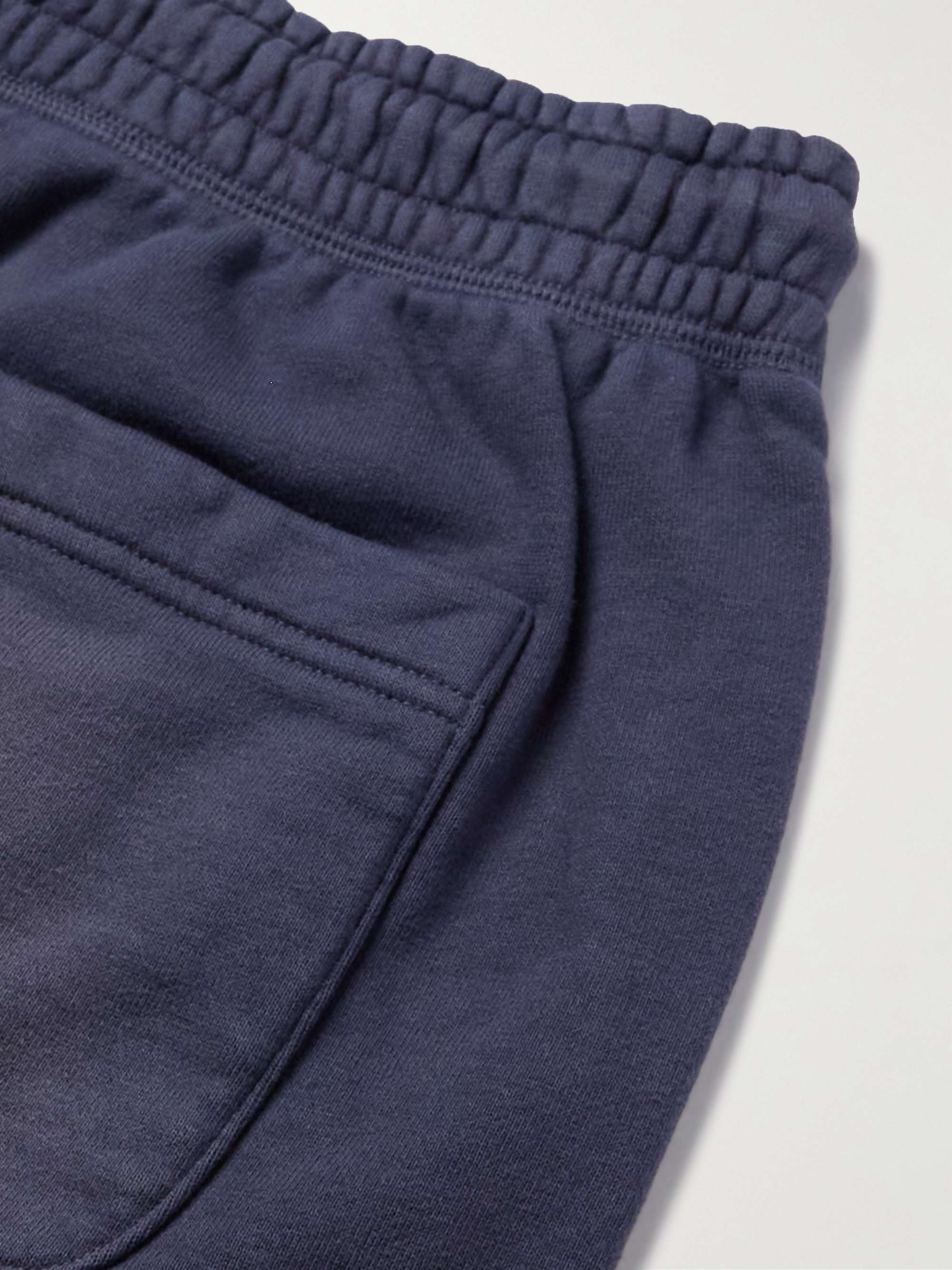 SAINT MXXXXXX Collegiate Tapered Logo-Print Cotton-Jersey Sweatpants