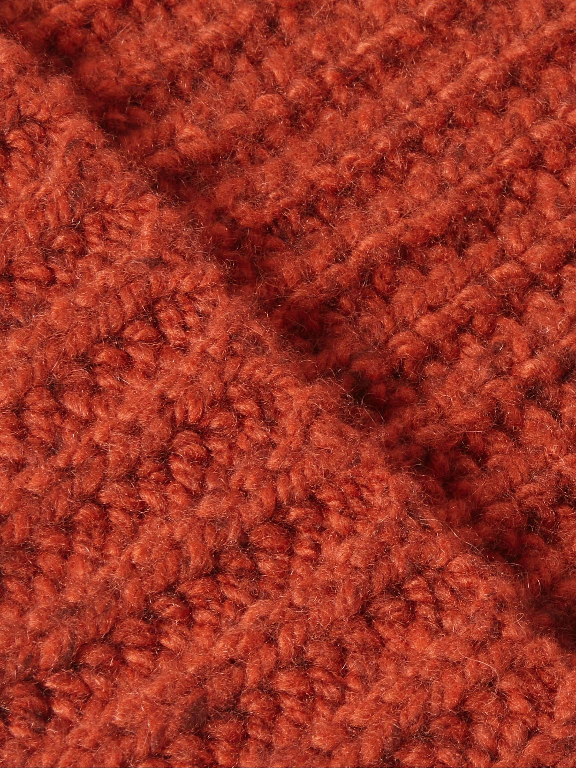 JOHNSTONS OF ELGIN Ribbed Donegal Cashmere Beanie