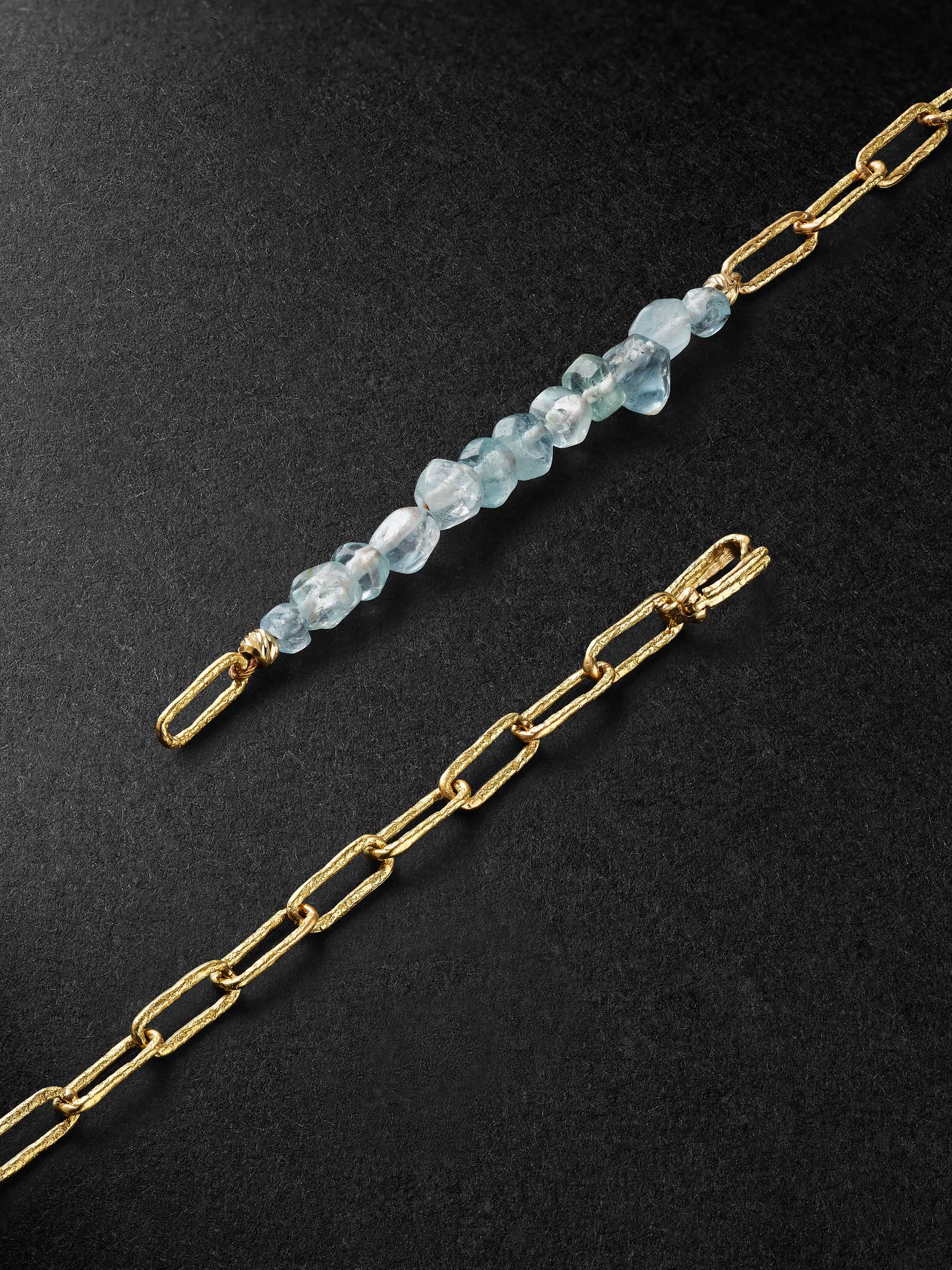 HEALERS FINE JEWELRY Fire Recycled Gold Cornelian Chain Necklace
