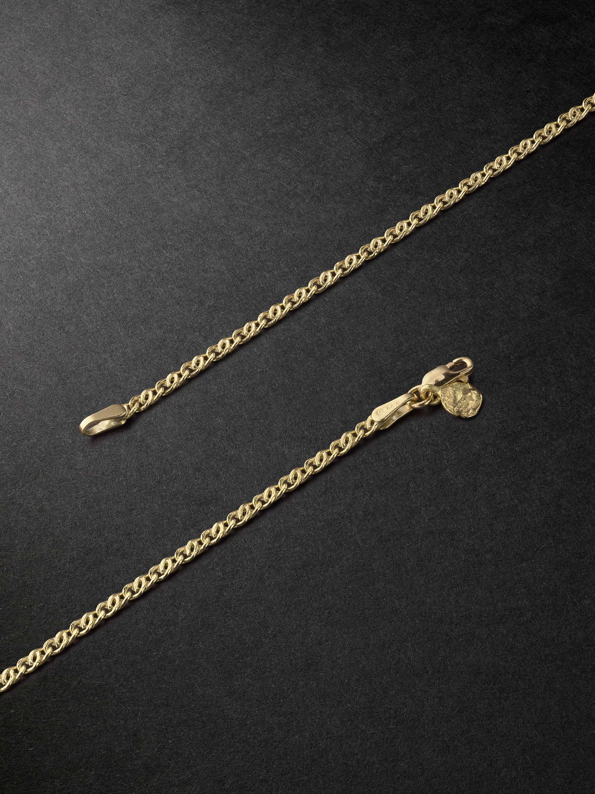 HEALERS FINE JEWELRY Cognac Recycled Gold Citrine Pendant Necklace