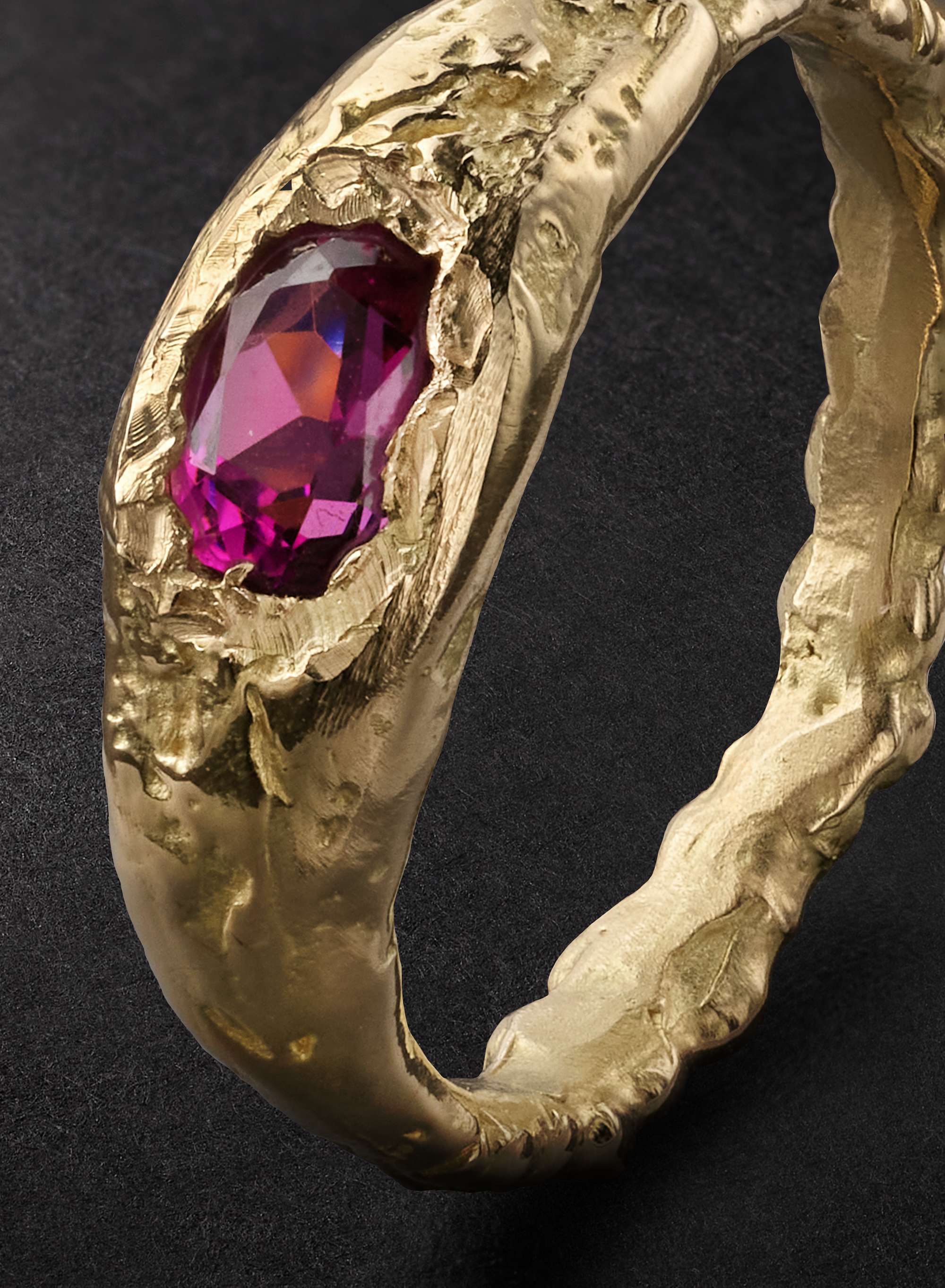 HEALERS FINE JEWELRY Recycled Gold Garnet Ring