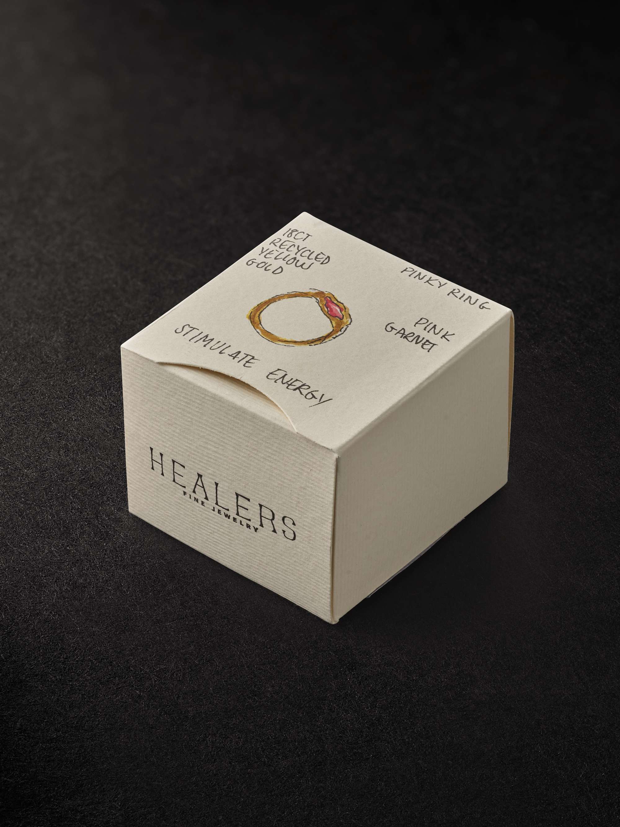 HEALERS FINE JEWELRY Recycled Gold Garnet Ring