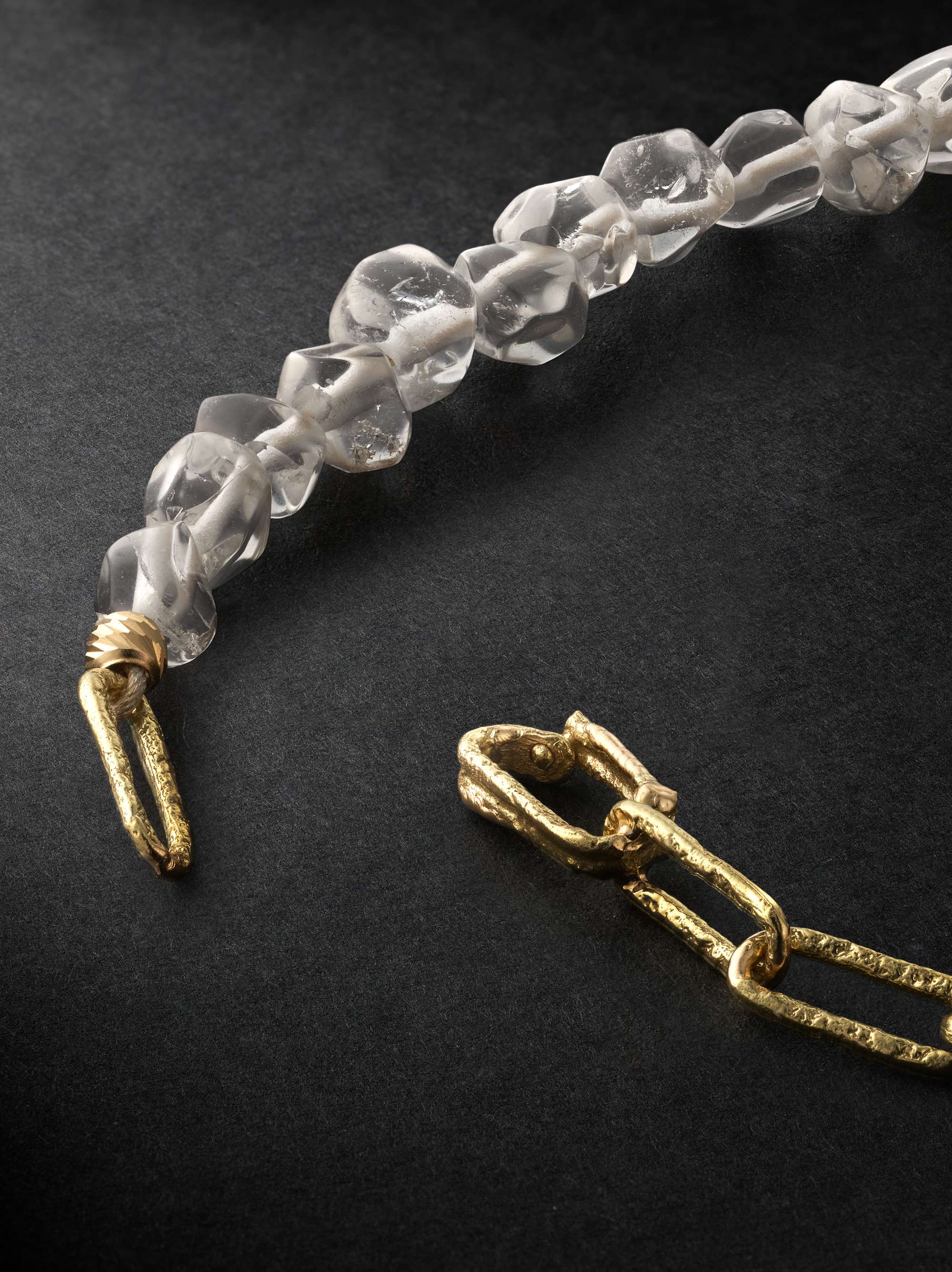 HEALERS FINE JEWELRY Recycled Gold Quartz Bracelet