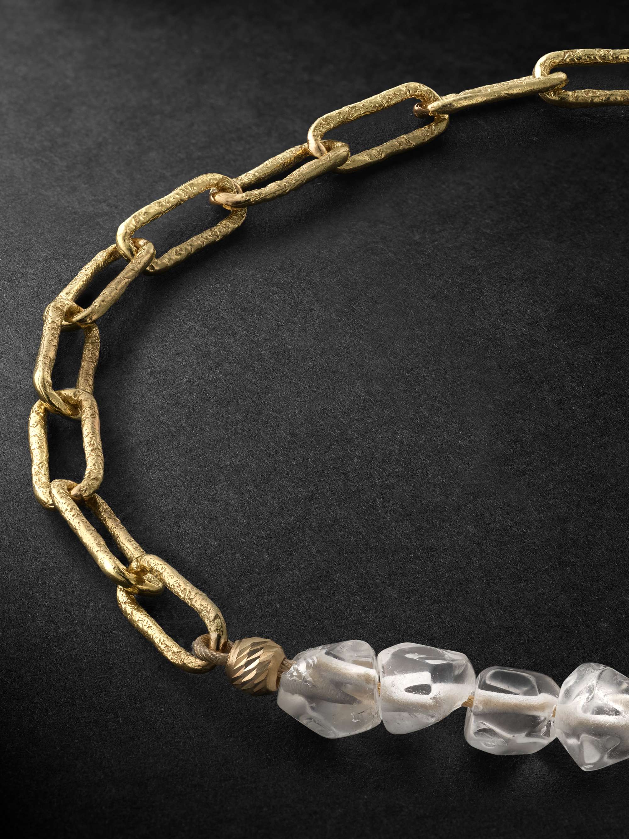 HEALERS FINE JEWELRY Recycled Gold Quartz Bracelet