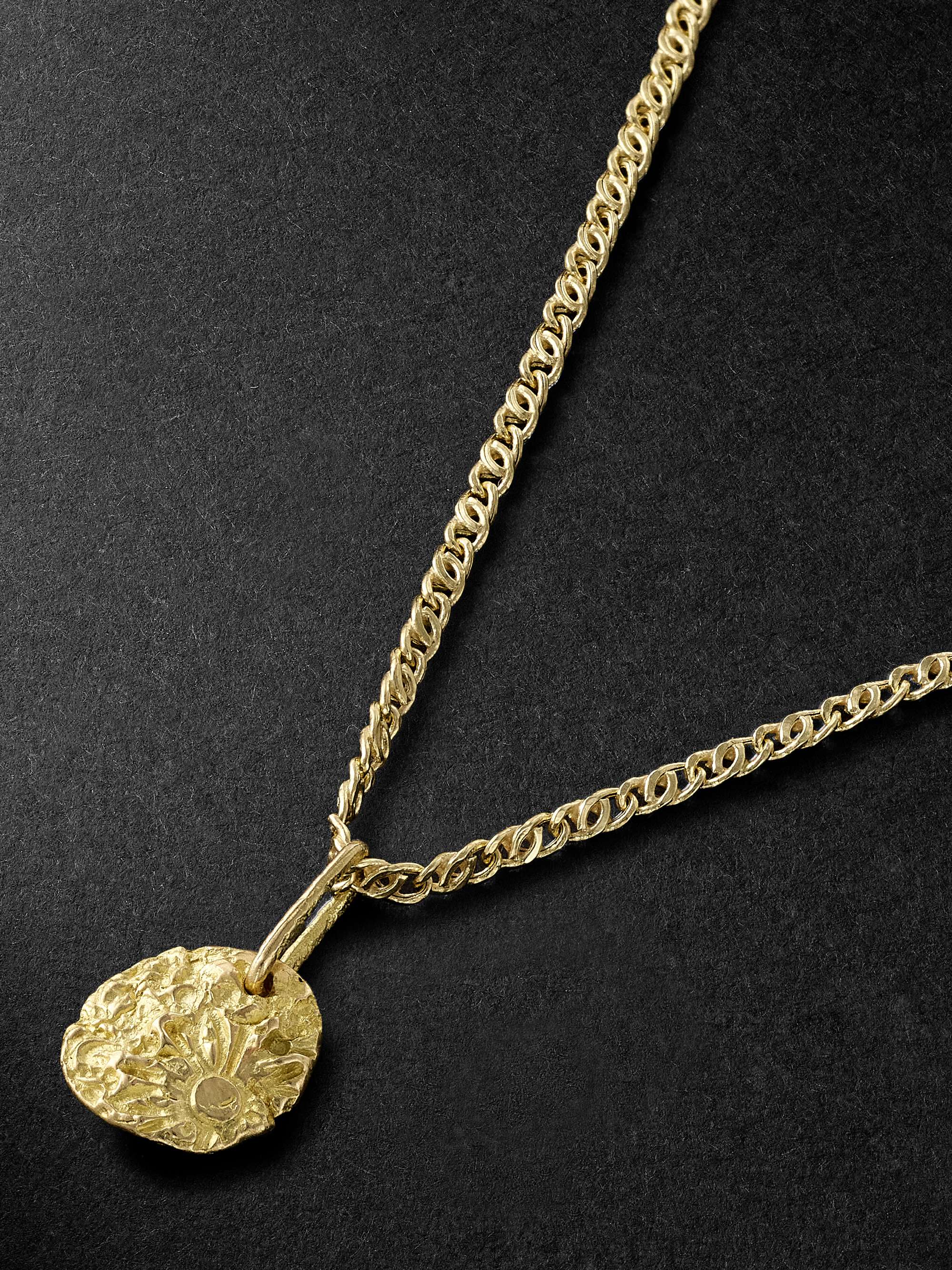 HEALERS FINE JEWELRY Fire Recycled Gold Pendant Necklace