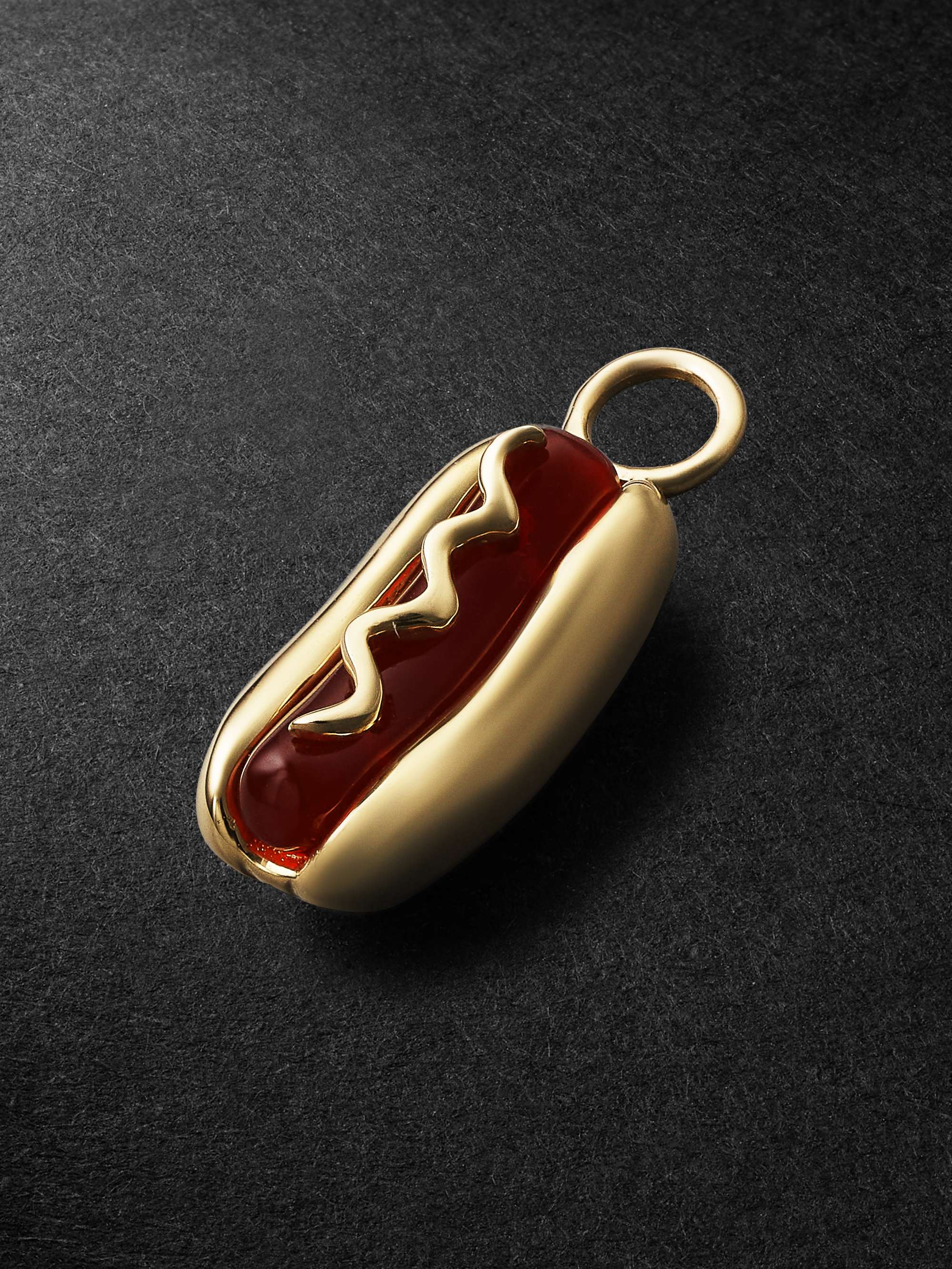 Hot dog hot sale necklace