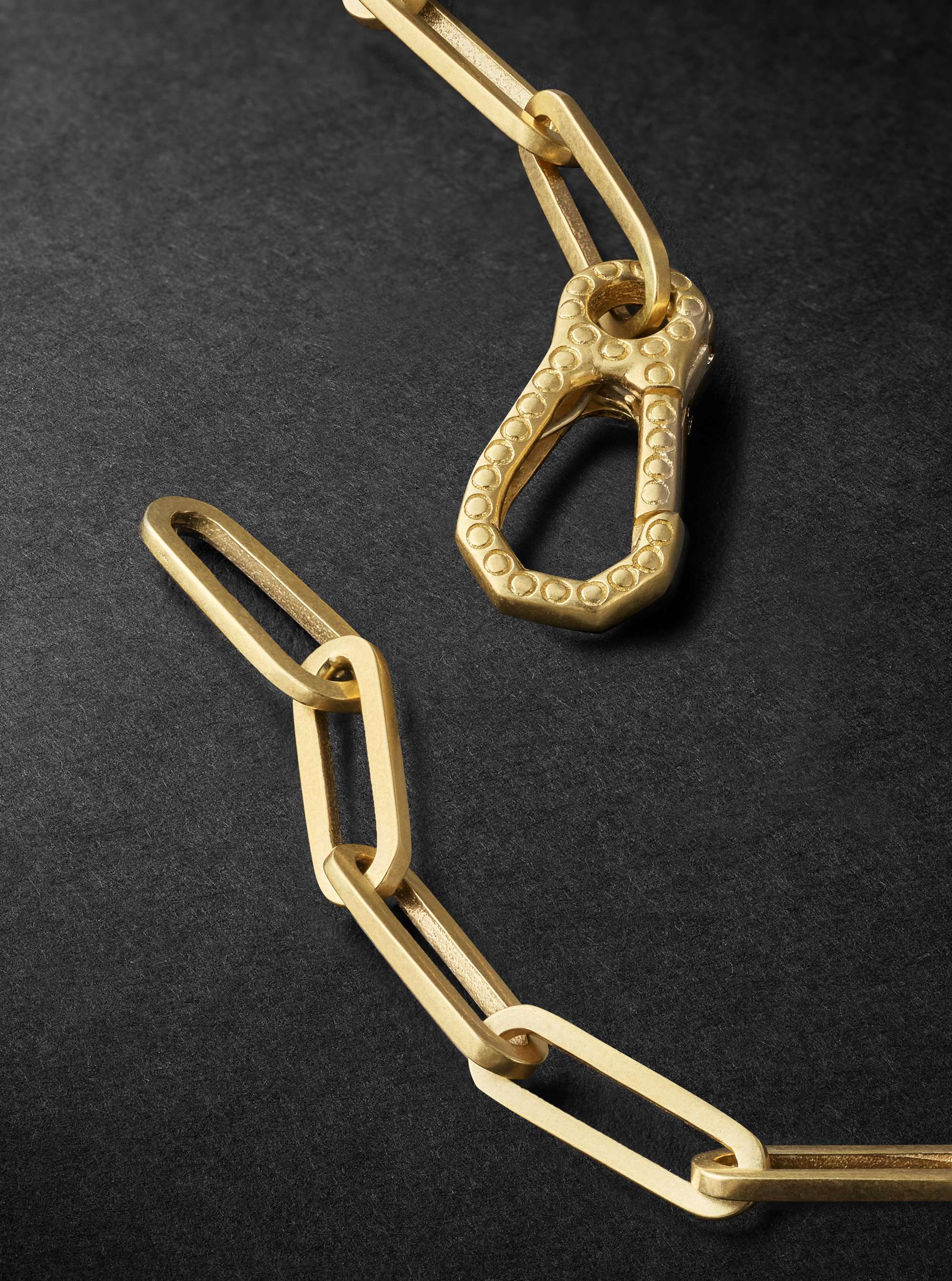 MATEO Long Link White Gold Bracelet