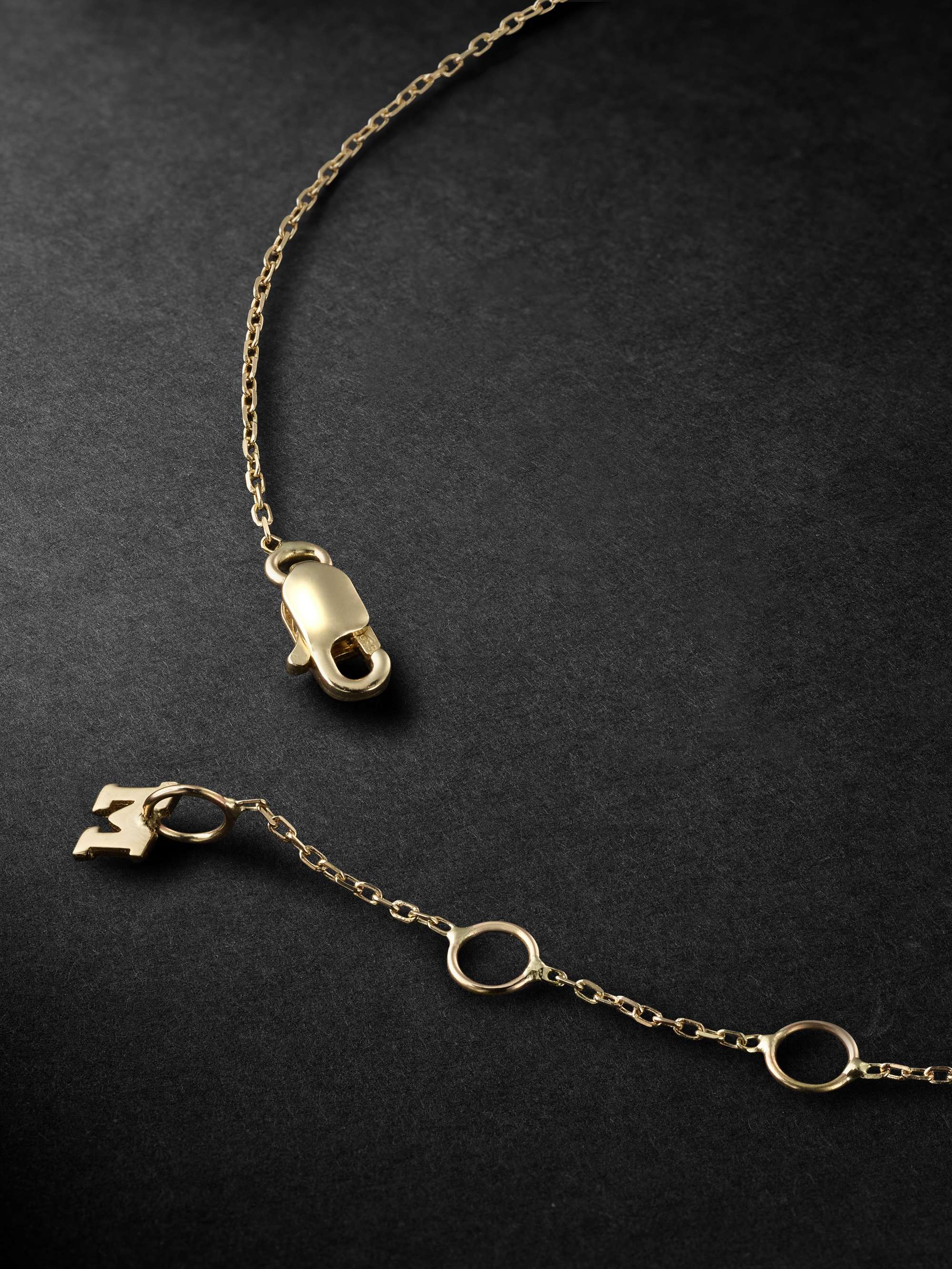 MATEO Mini Cross Gold Bracelet