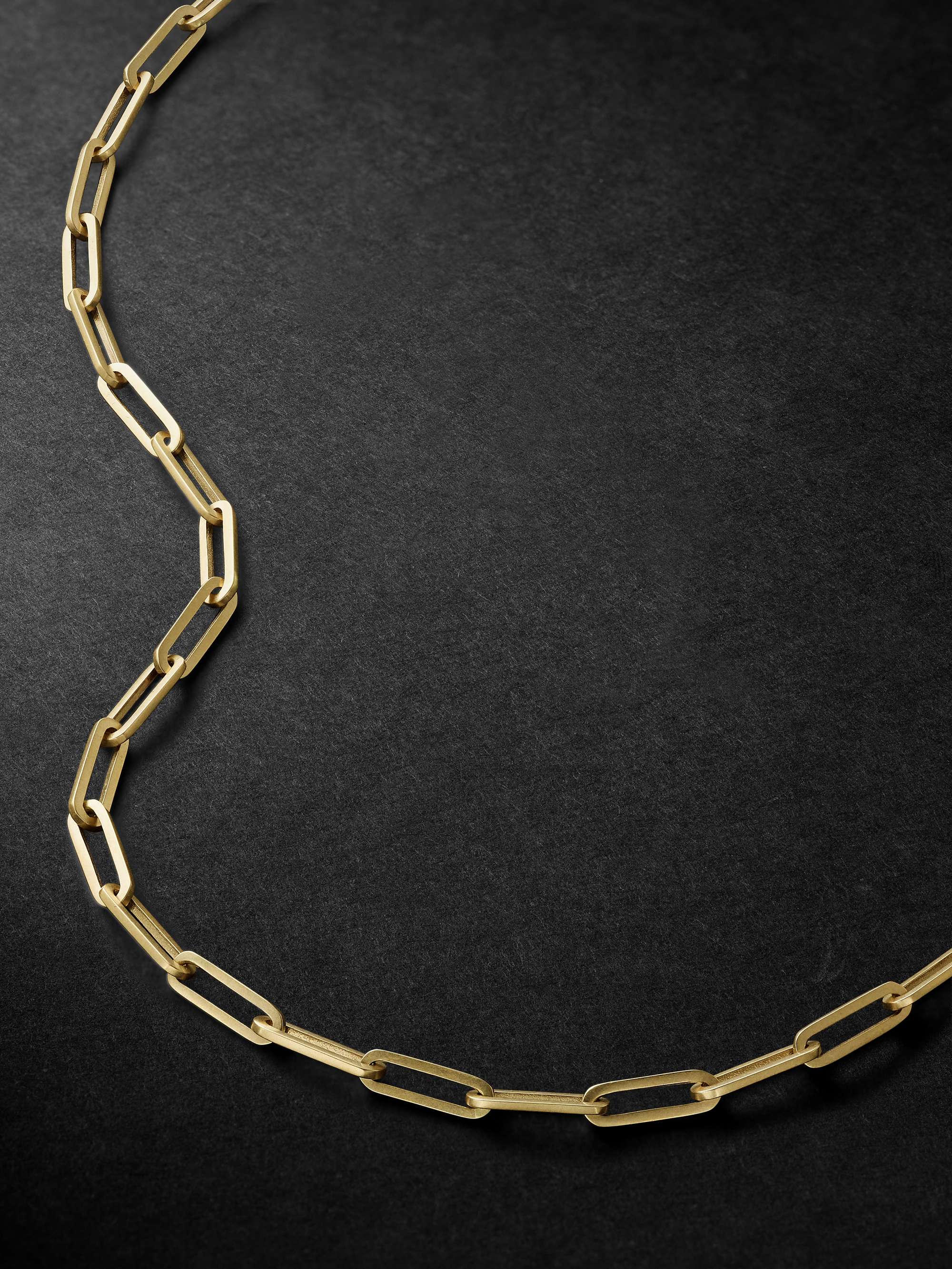 MATEO Long Link Gold Chain Necklace