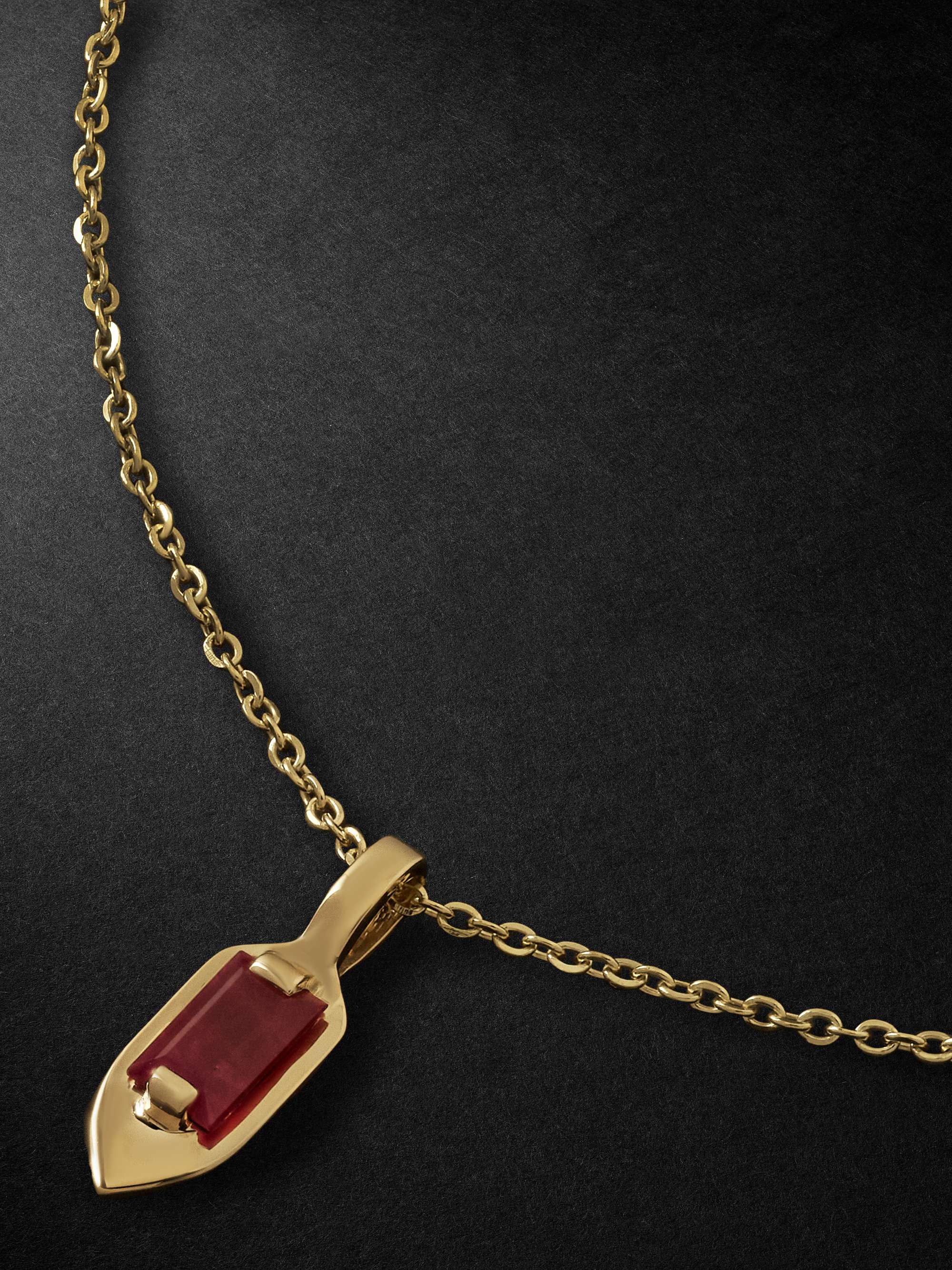 LITO Gold Ruby Necklace