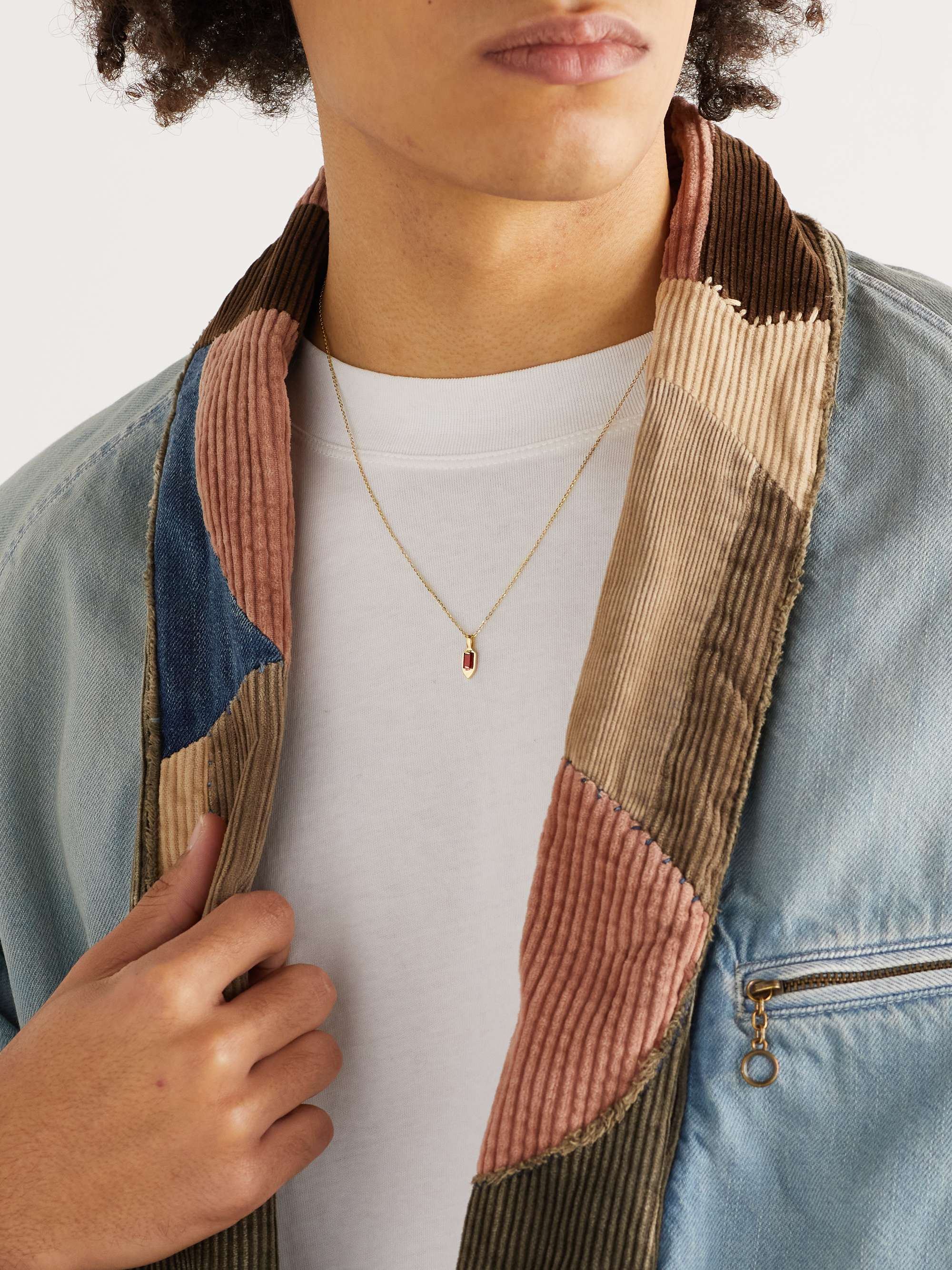 LITO Gold Ruby Necklace