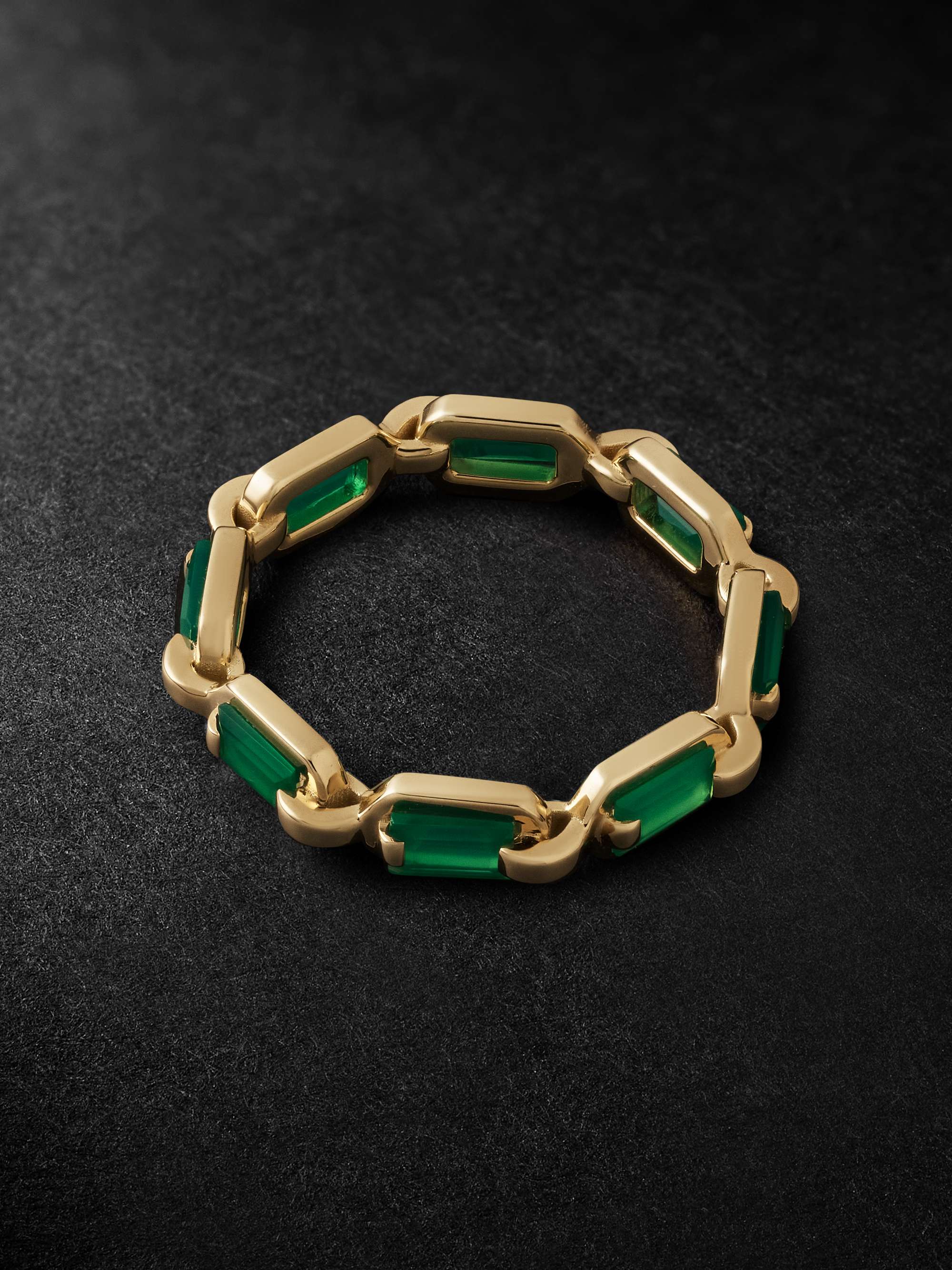 LITO Gold Agate Ring