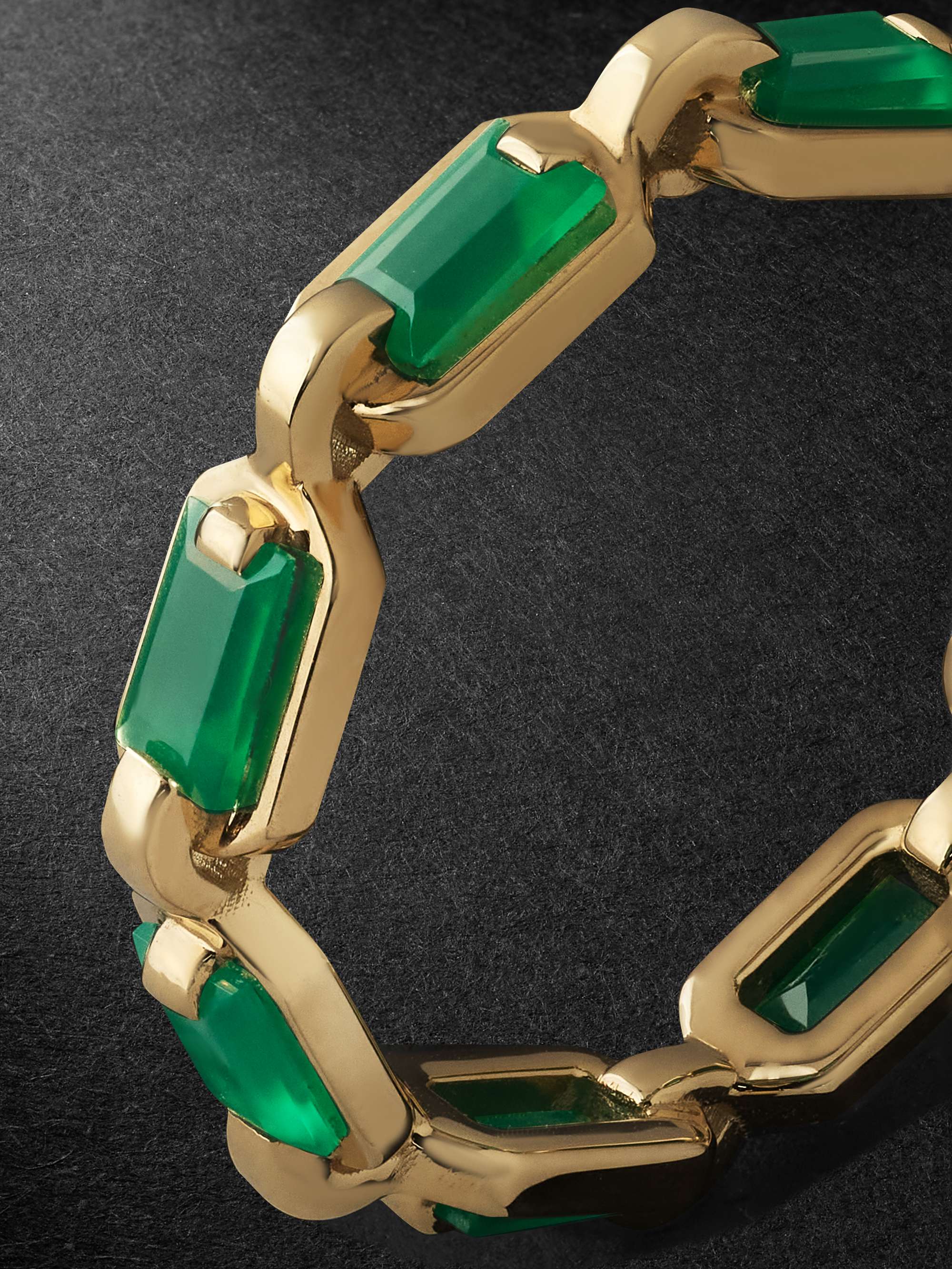 LITO Gold Agate Ring